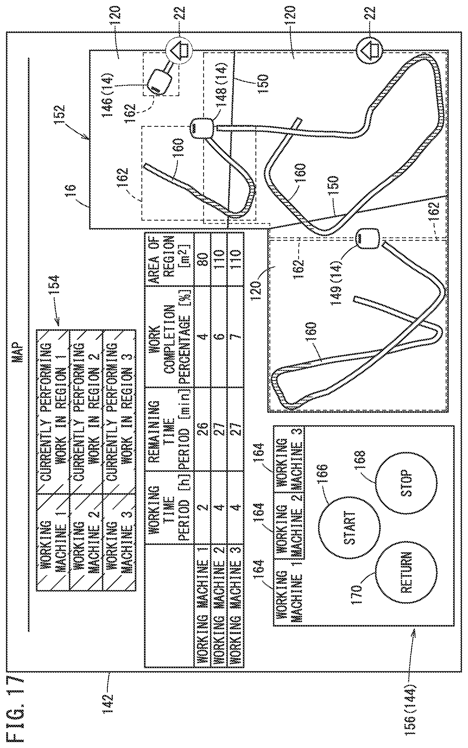 Patent US12332655 Figure 17 – Work management device and work management method