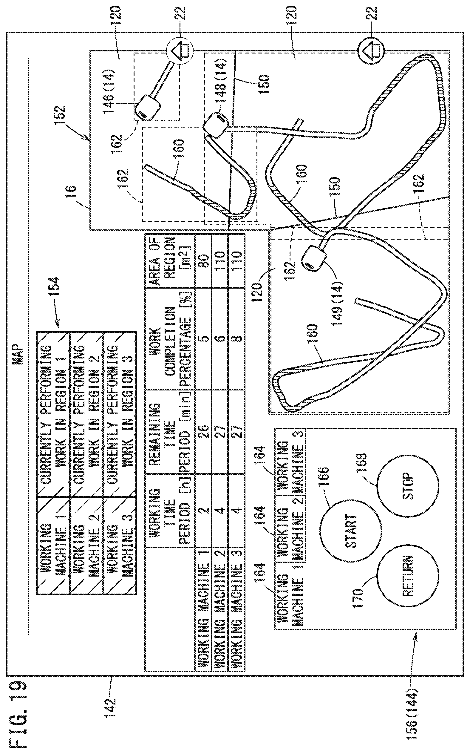Patent US12332655 Figure 19 – Work management device and work management method