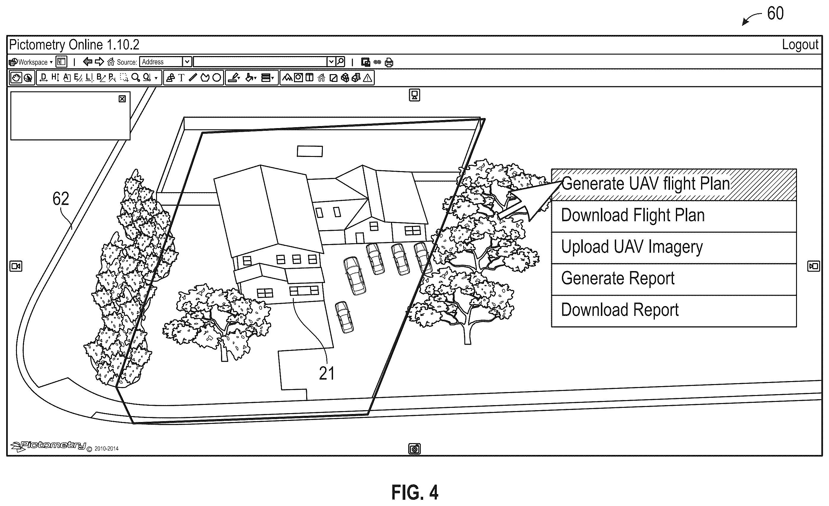 Patent US12332660 Figure 4 – Navigating unmanned aircraft using pitch