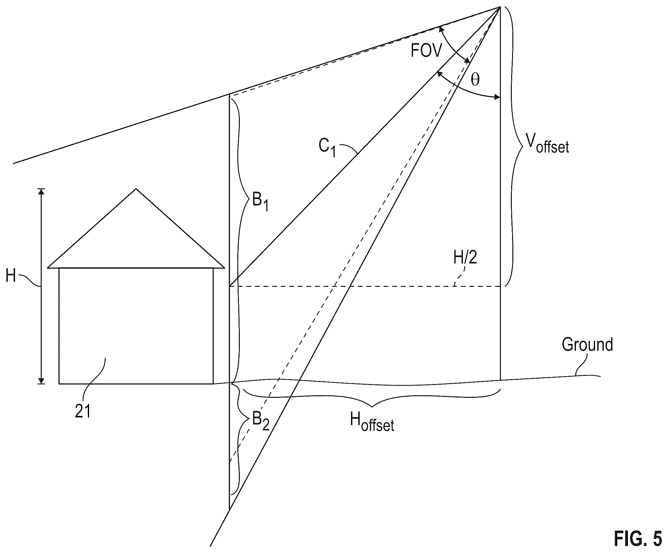 Patent US12332660 Figure 5 – Navigating unmanned aircraft using pitch