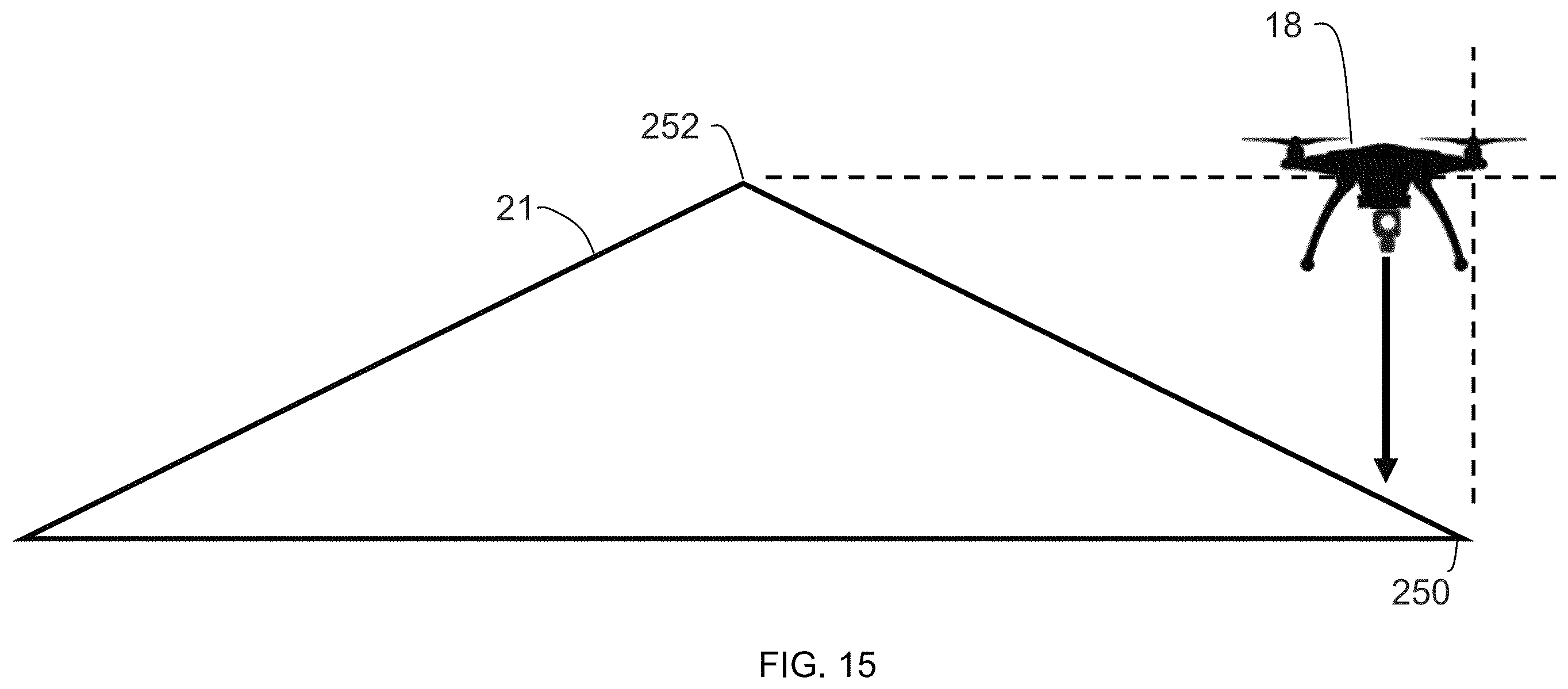 Patent US12332660 Figure 15 – Navigating unmanned aircraft using pitch