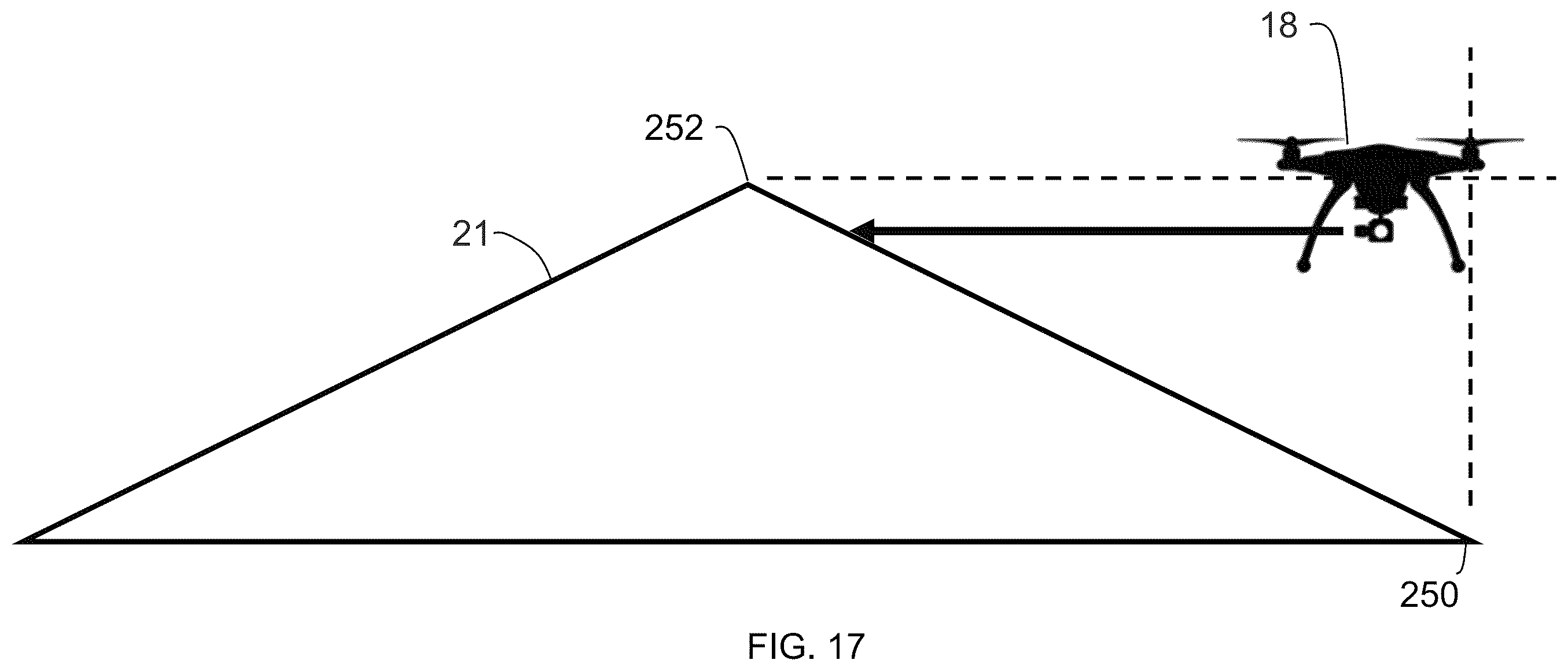 Patent US12332660 Figure 17 – Navigating unmanned aircraft using pitch