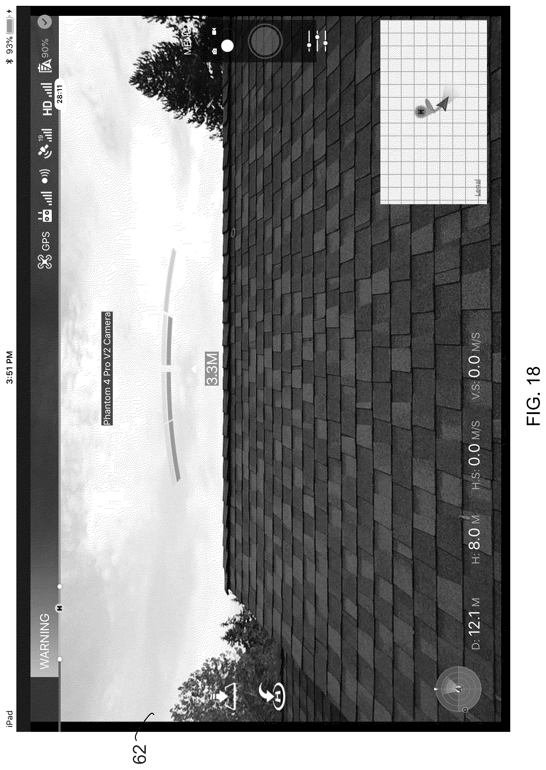 Patent US12332660 Figure 18 – Navigating unmanned aircraft using pitch