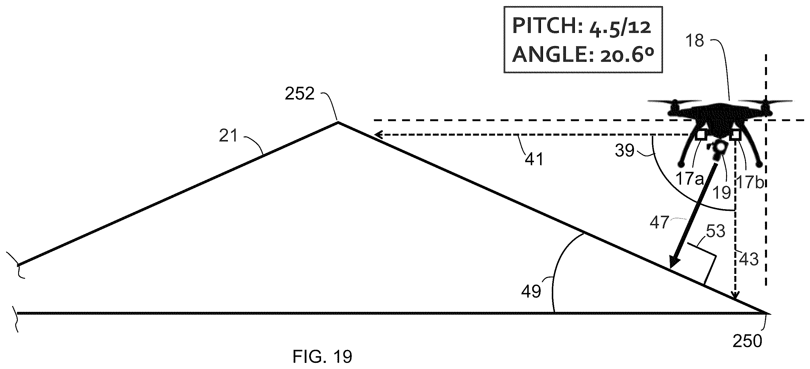 Patent US12332660 Figure 19 – Navigating unmanned aircraft using pitch