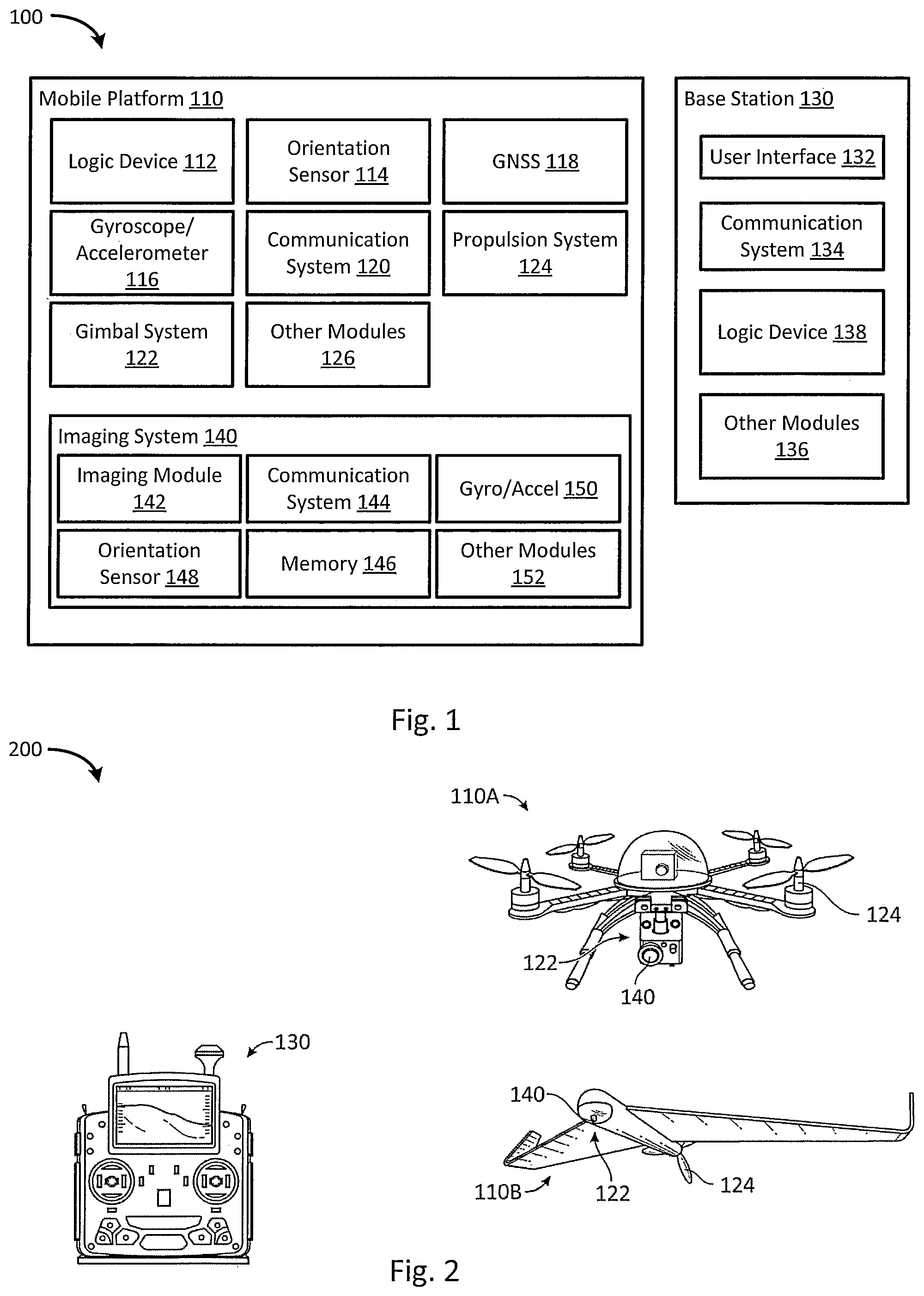 Patent US12332663 Figure 1 – Light emitting device positional tracking for mobile platforms