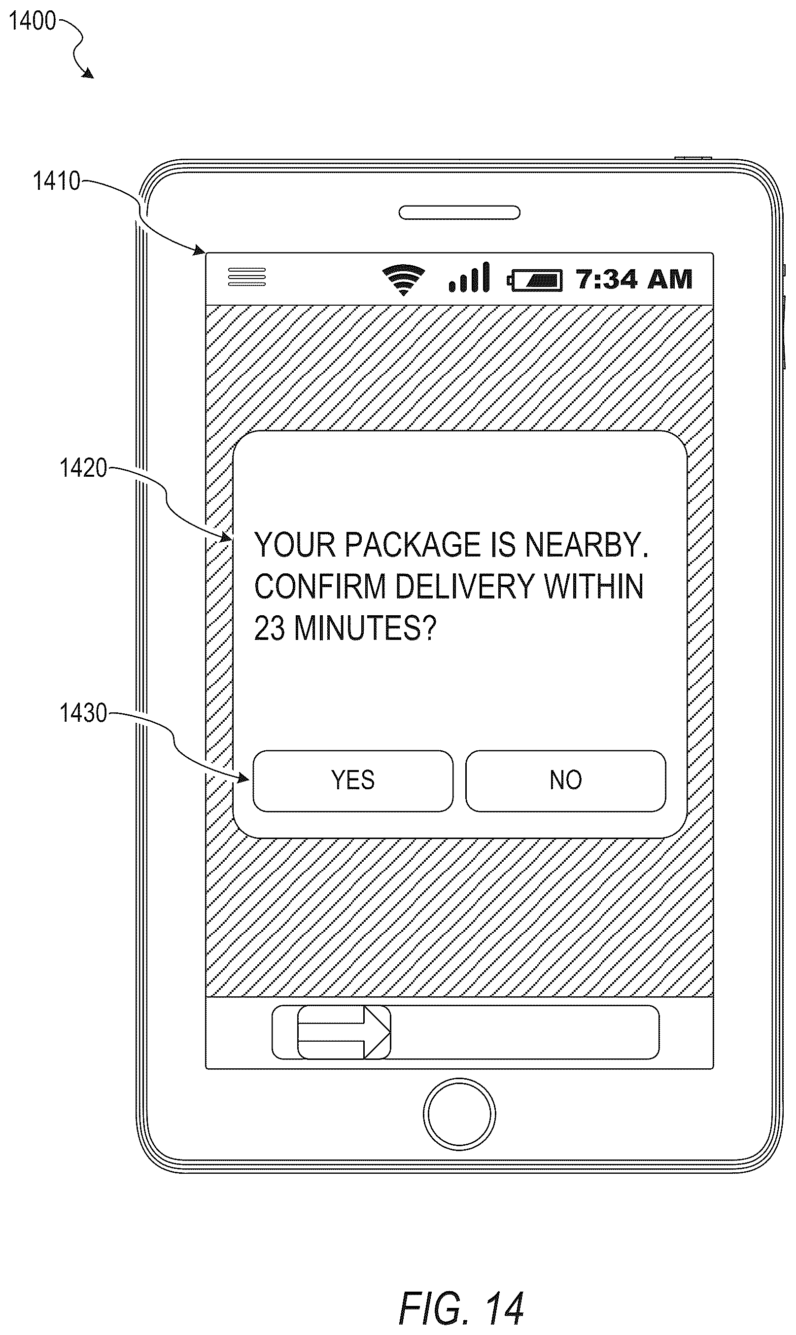 Patent US12332665 Figure 15 – Public transport infrastructure facilitated drone delivery