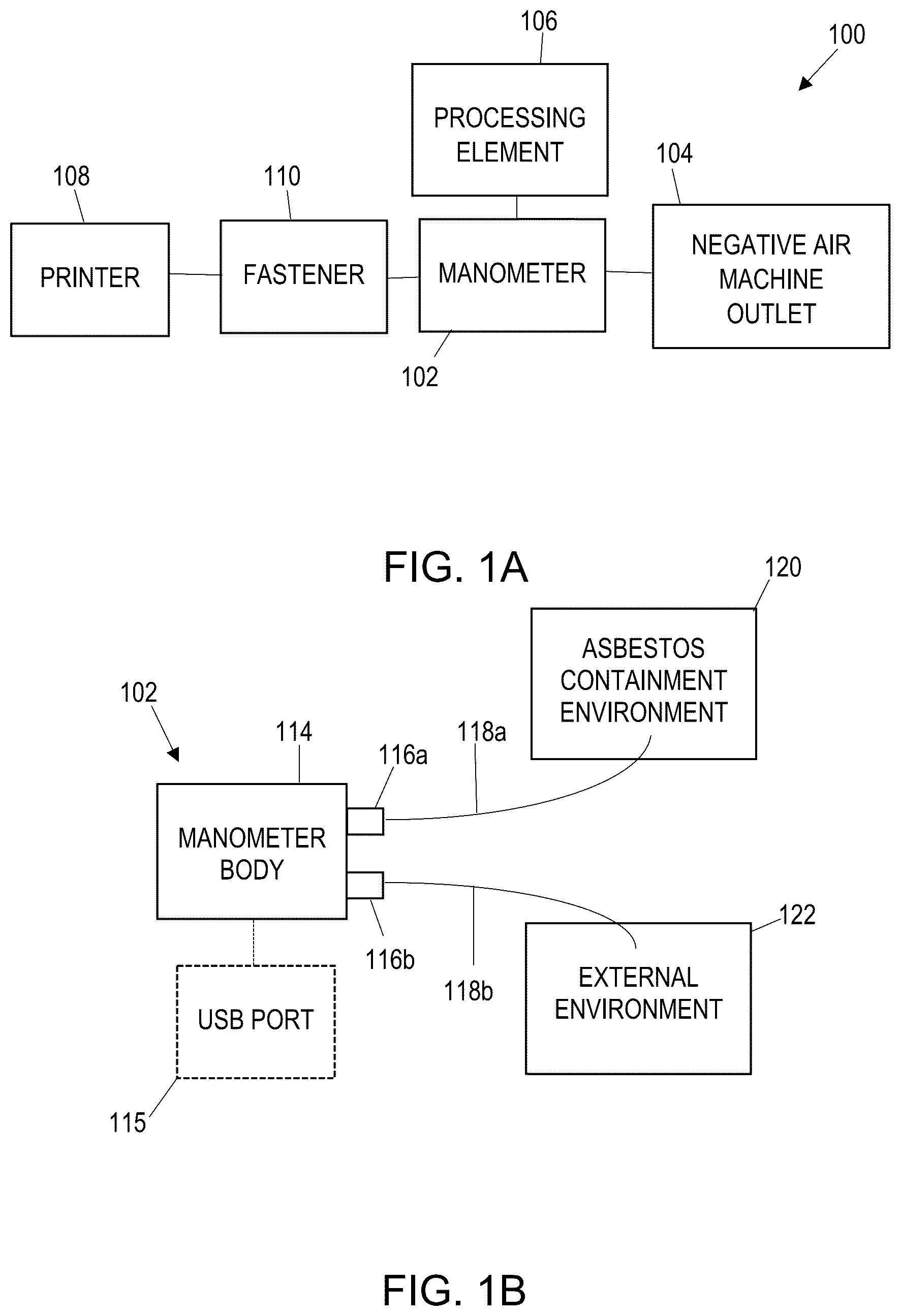 Patent US12332669 Figure 1 – Asbestos abatement devices, systems, and methods