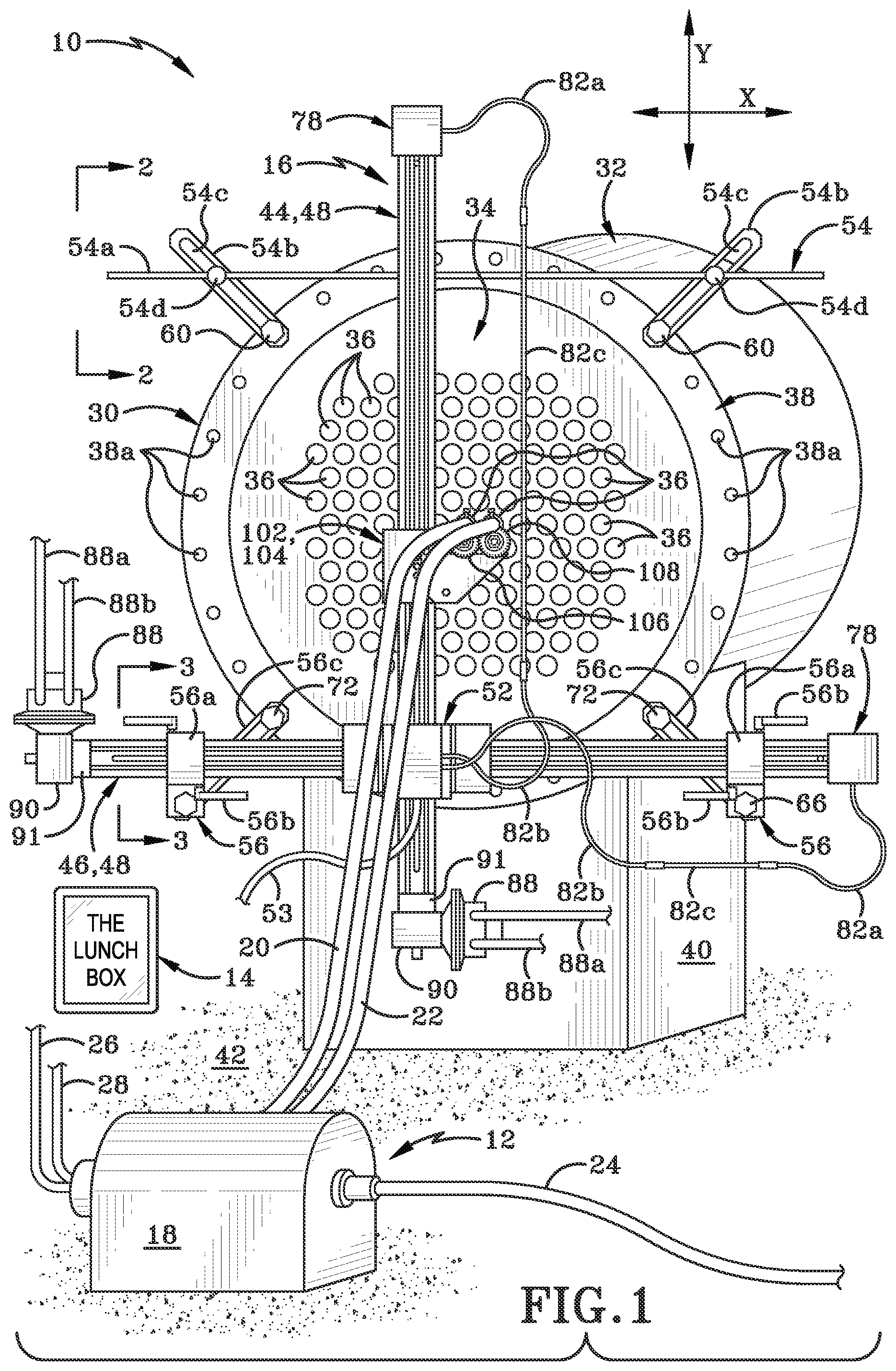 Patent US12332670 Figure 1 – Indexer and method of use thereof
