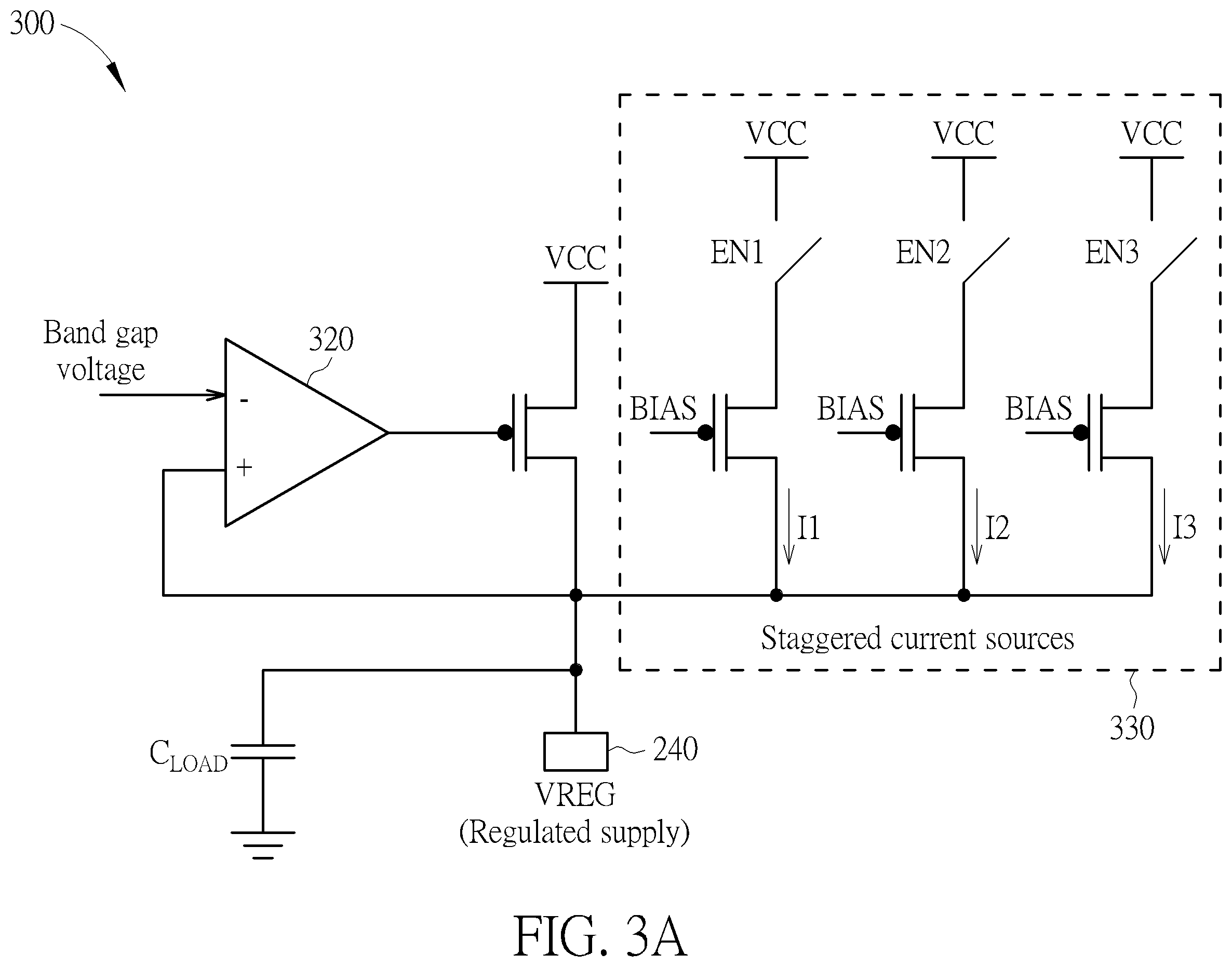 Patent US12332673 Figure 4 – Voltage regulator to prevent voltage drop in regulated voltage for double data read physical interface