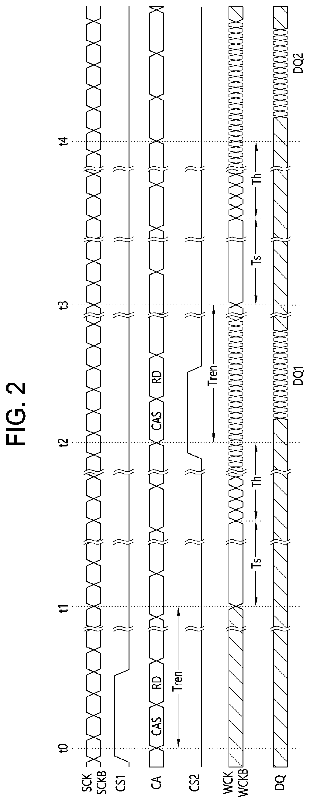 Patent US12332680 Figure 2 – Memory system related to clock synchronization