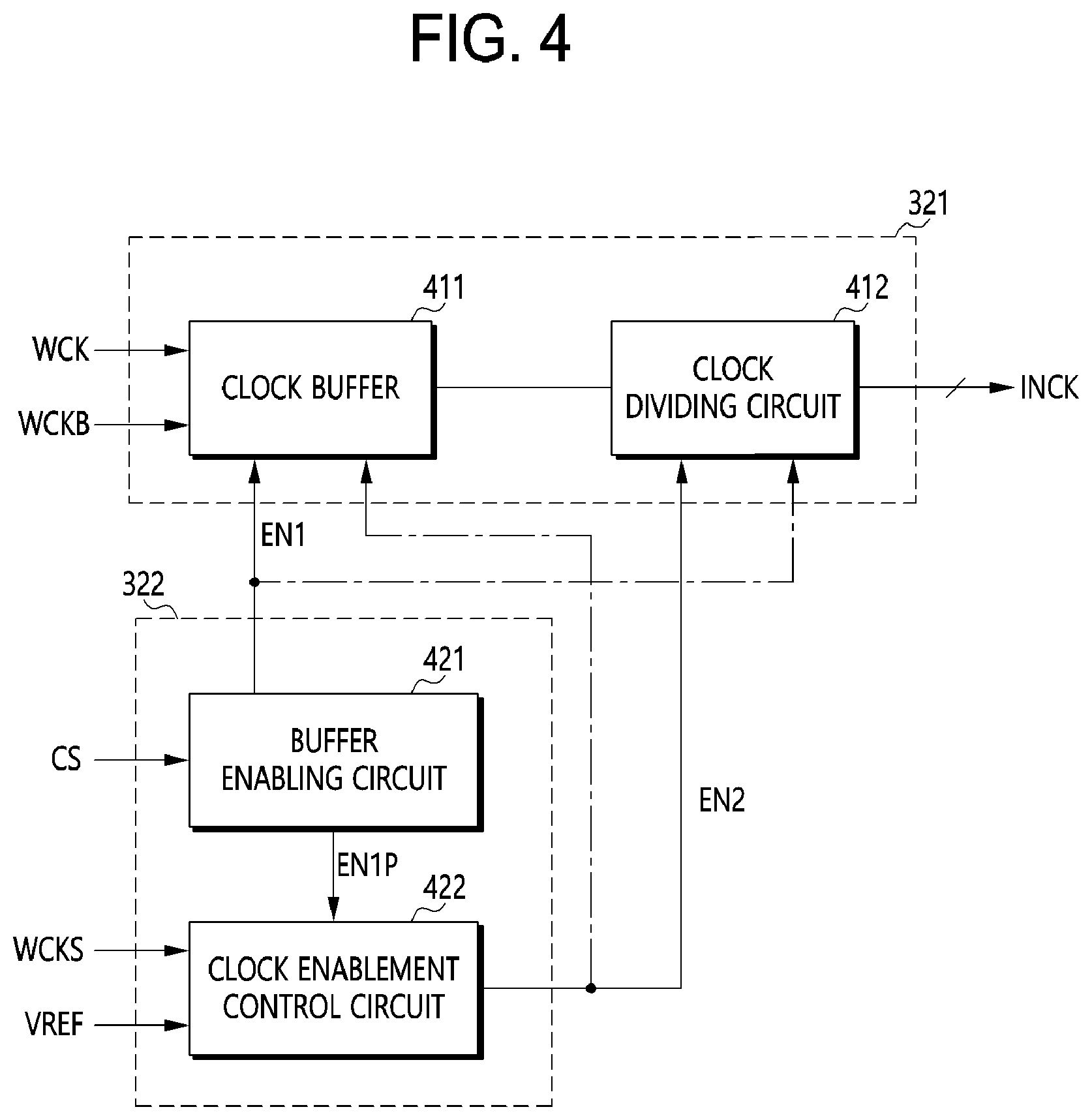 Patent US12332680 Figure 4 – Memory system related to clock synchronization
