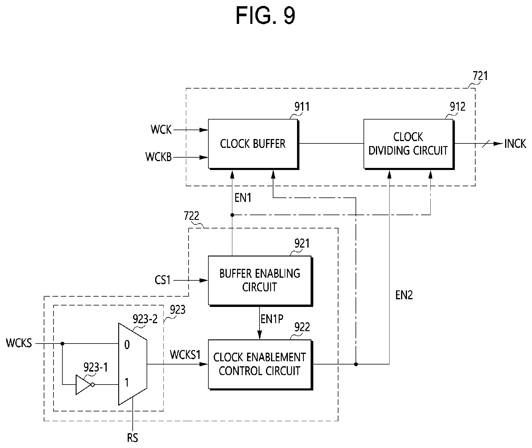 Patent US12332680 Figure 8 – Memory system related to clock synchronization