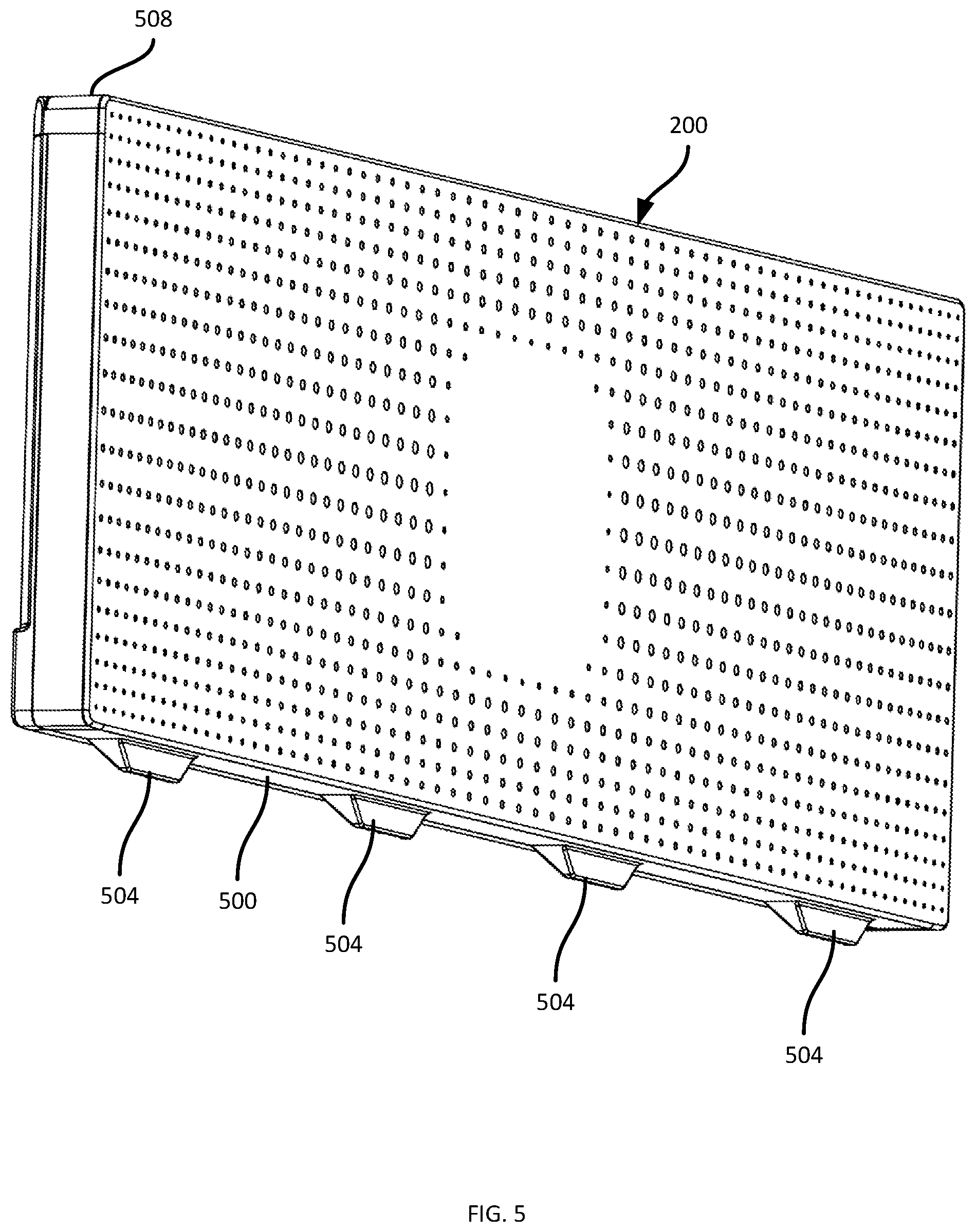 Patent US12332691 Figure 5 – Battery pack retention systems for mobile computing devices