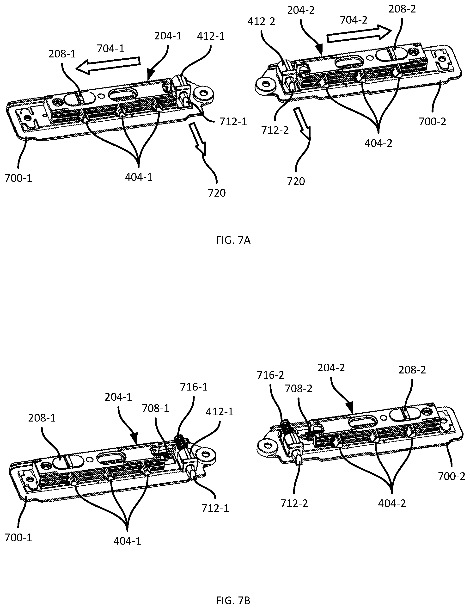 Patent US12332691 Figure 7 – Battery pack retention systems for mobile computing devices