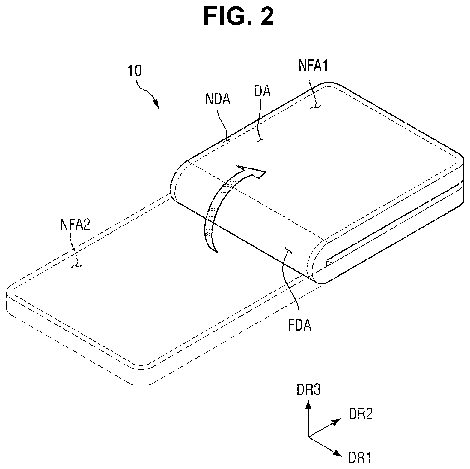 Patent US12332693 Figure 2 – Display device