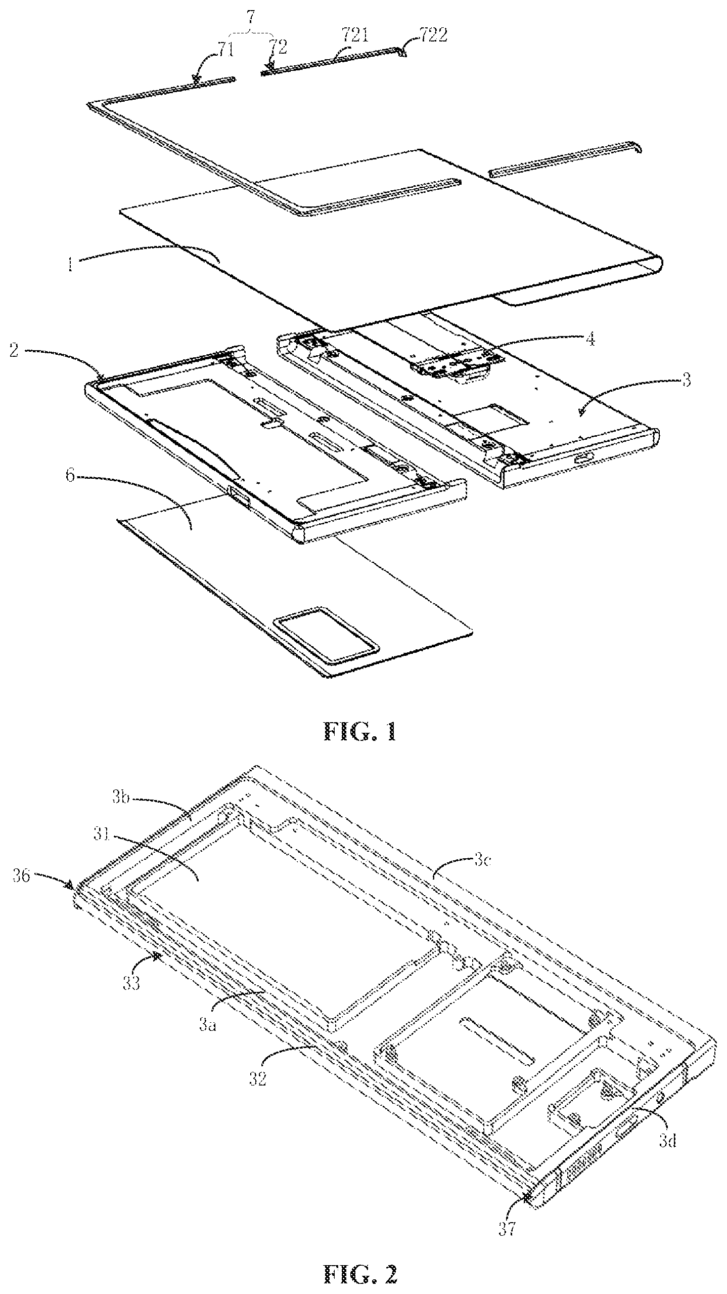Patent US12332694 Figure 1 – Foldable display device