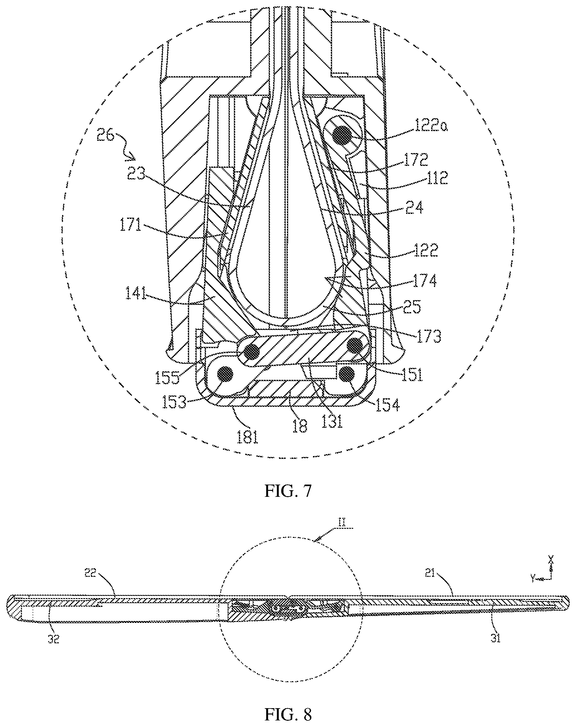 Patent US12332695 Figure 5 – Foldable apparatus and electronic device