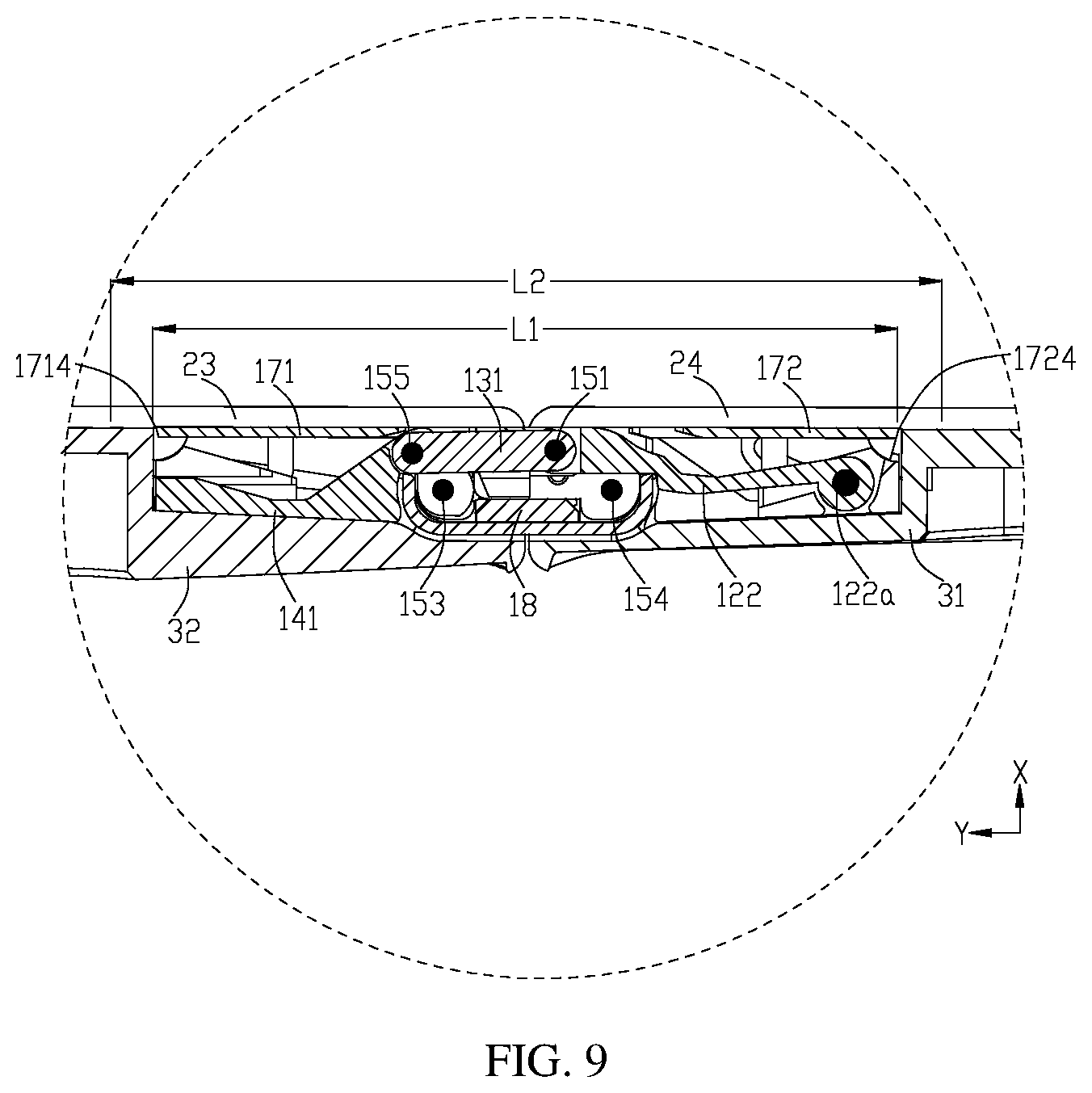 Patent US12332695 Figure 6 – Foldable apparatus and electronic device