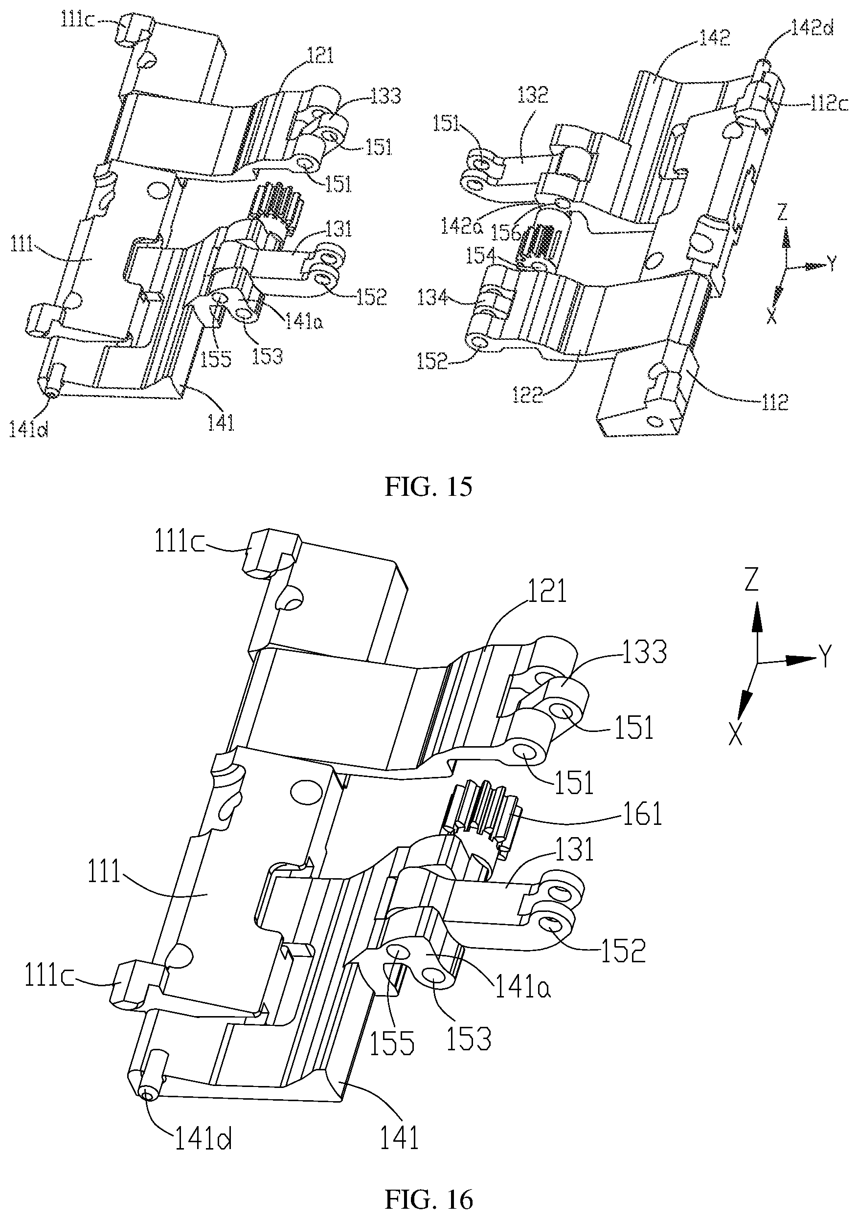 Patent US12332695 Figure 11 – Foldable apparatus and electronic device