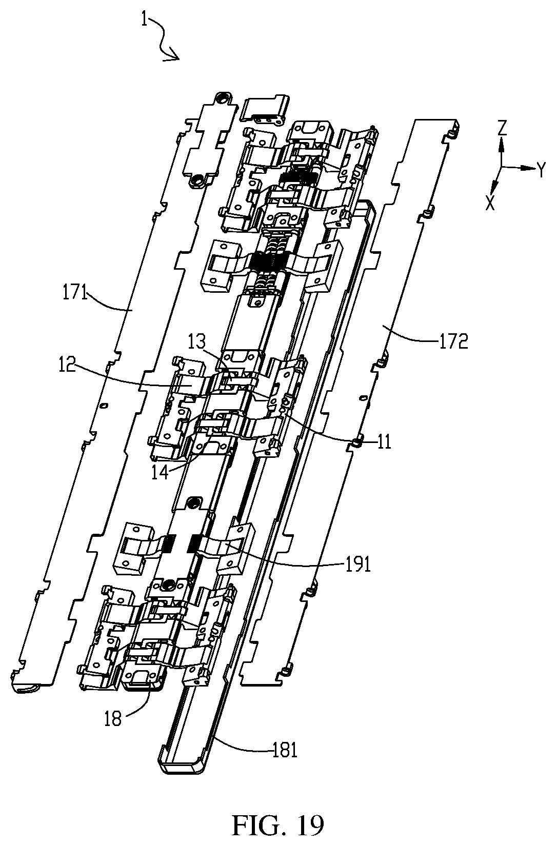 Patent US12332695 Figure 14 – Foldable apparatus and electronic device