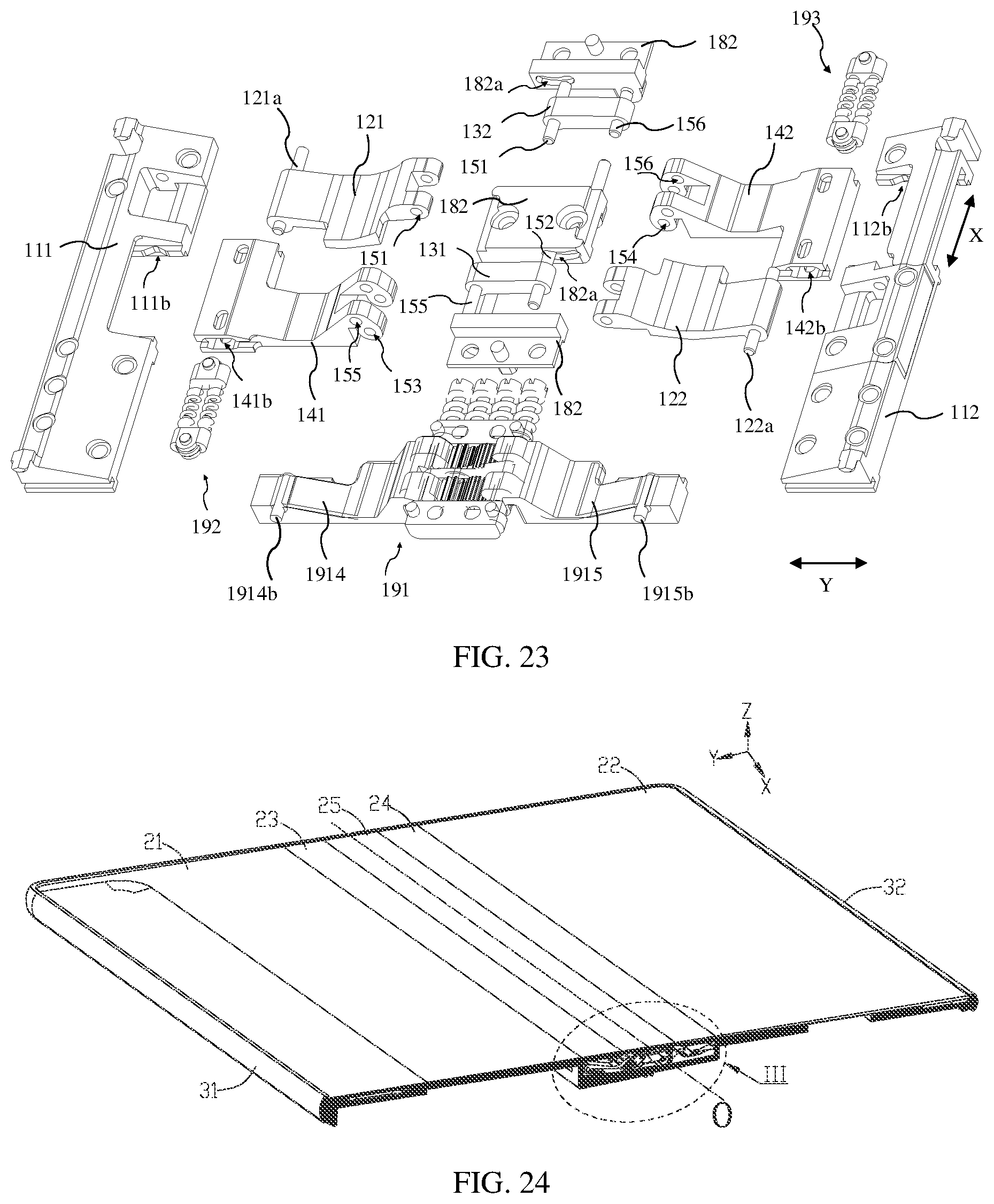Patent US12332695 Figure 17 – Foldable apparatus and electronic device