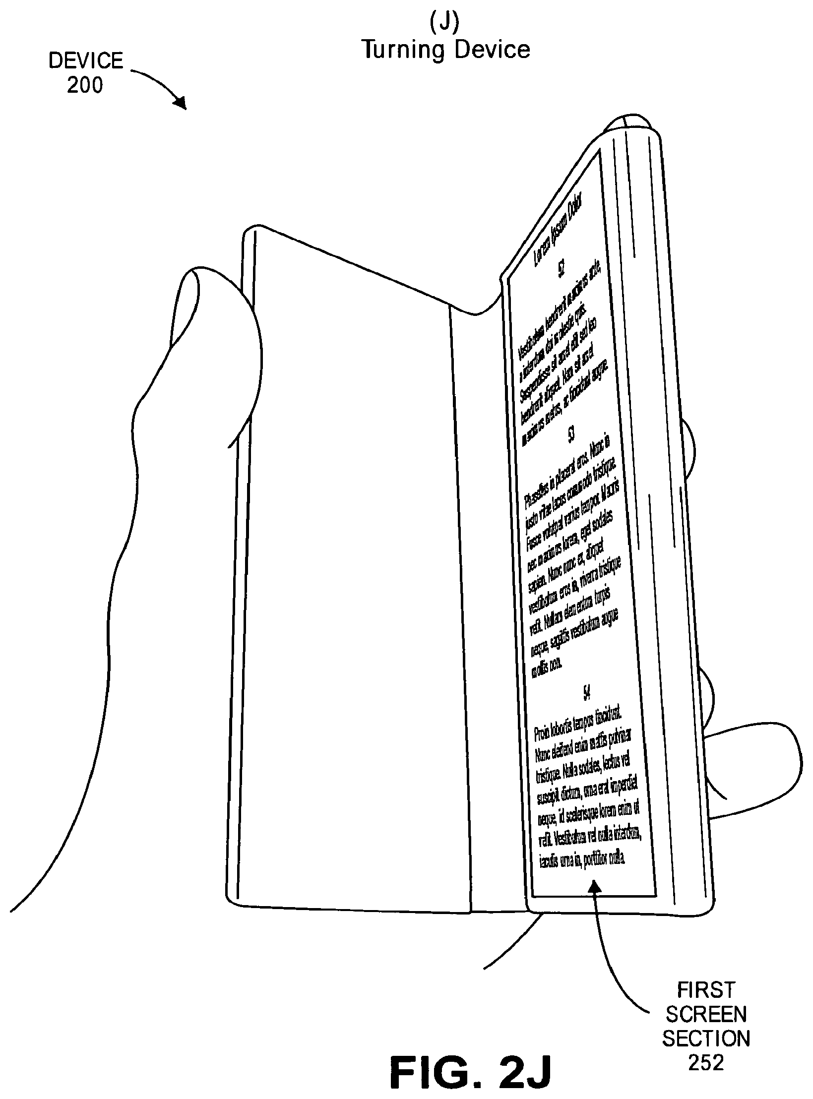 Patent US12332697 Figure 11 – Bendable and foldable display screen to provide continuous display