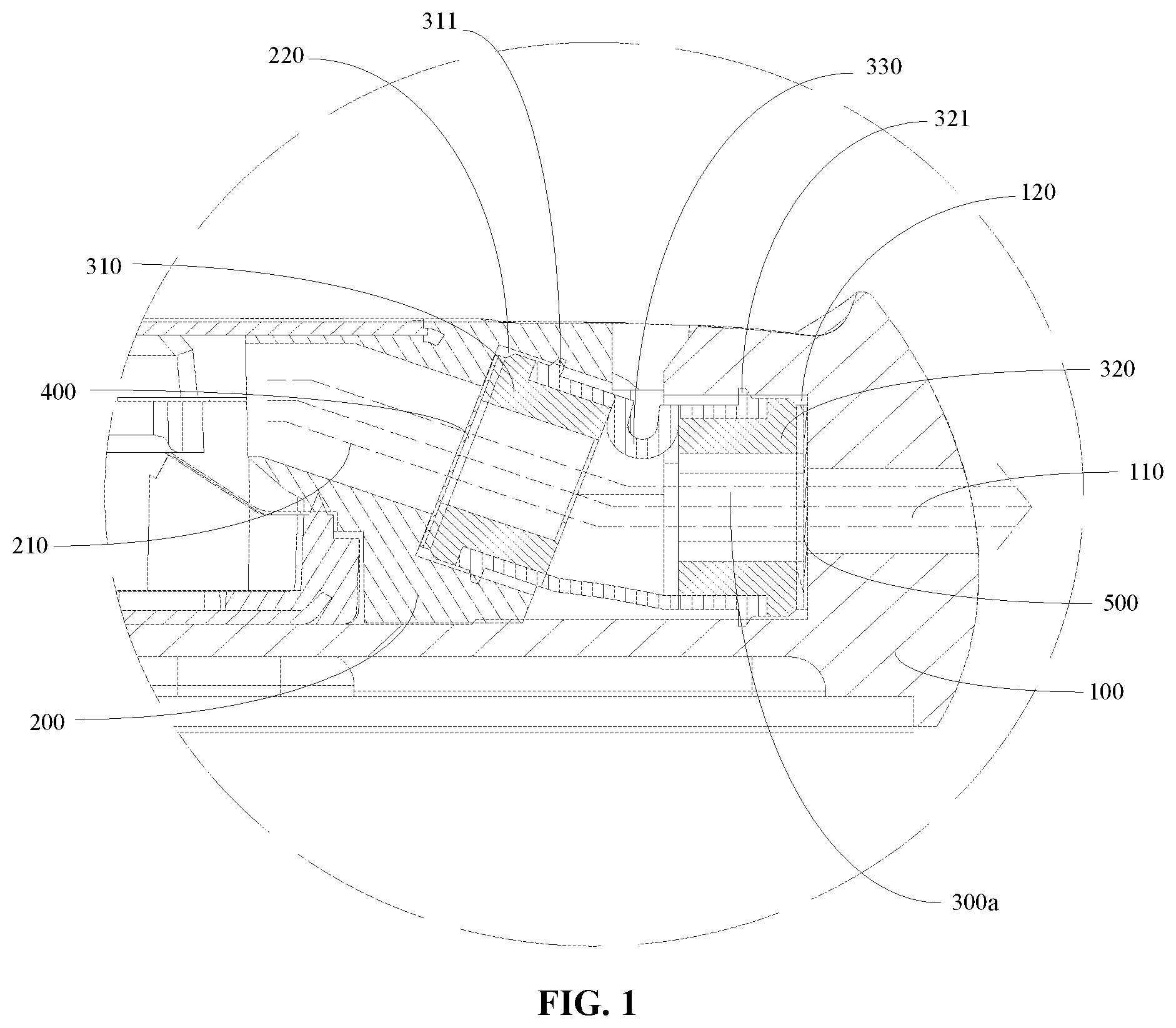 Patent US12332698 — Electronic device — Figure 1