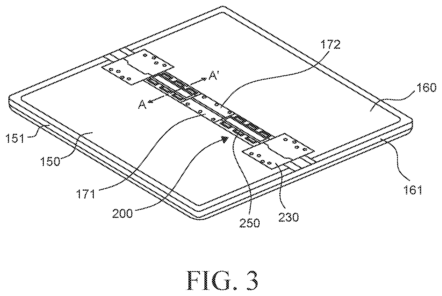Patent US12332700 Figure 3 – Foldable display device