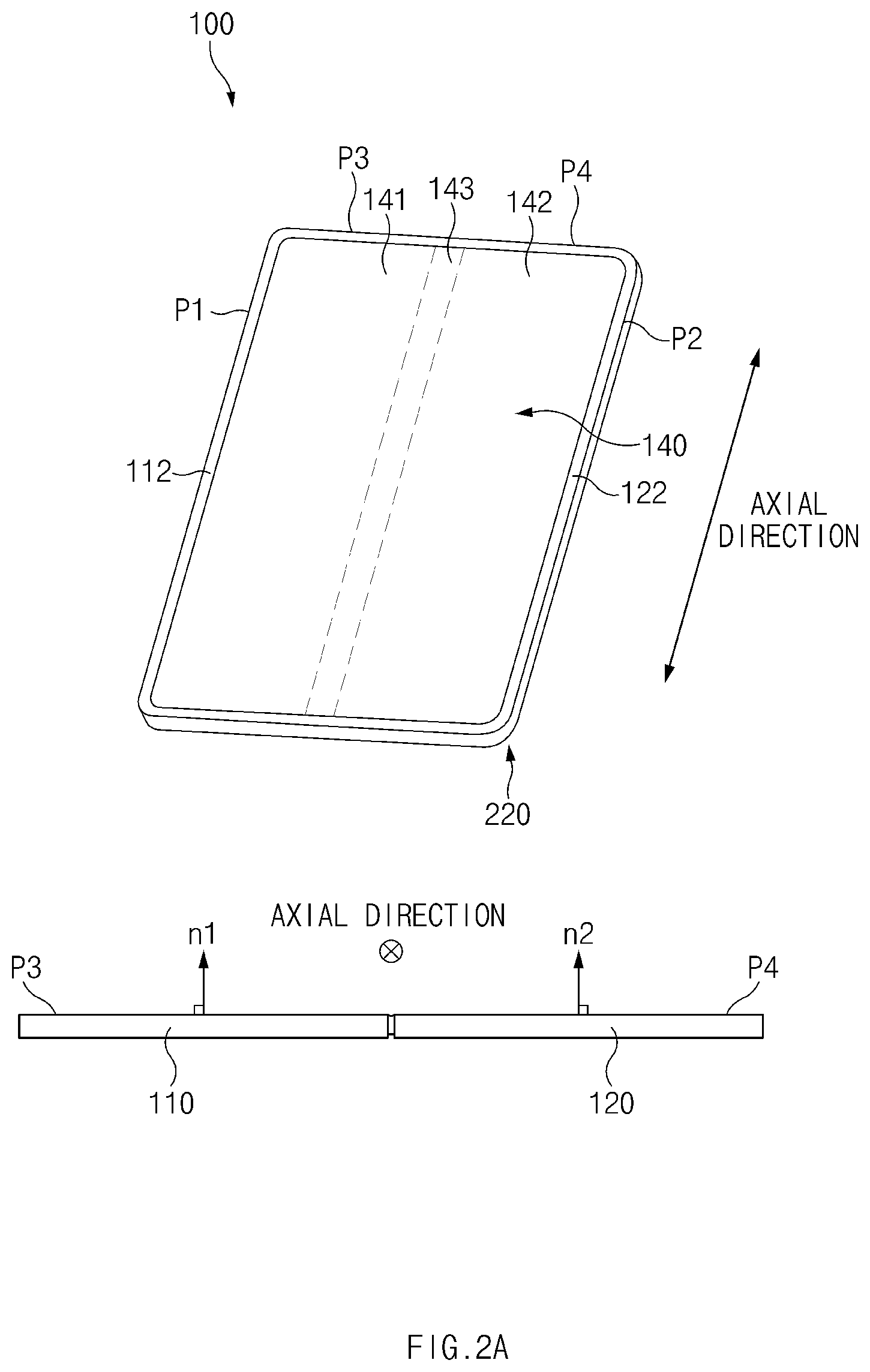 Patent US12332701 Figure 2 – Electronic device having torque structure