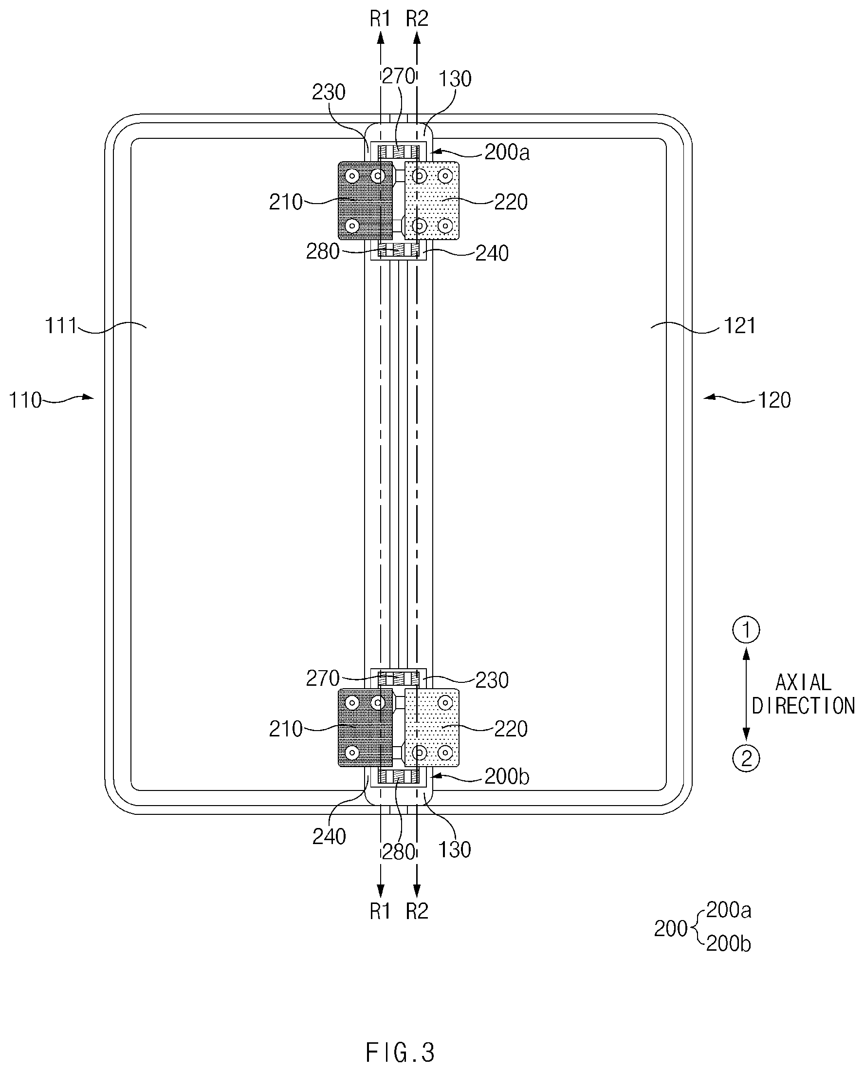 Patent US12332701 Figure 5 – Electronic device having torque structure