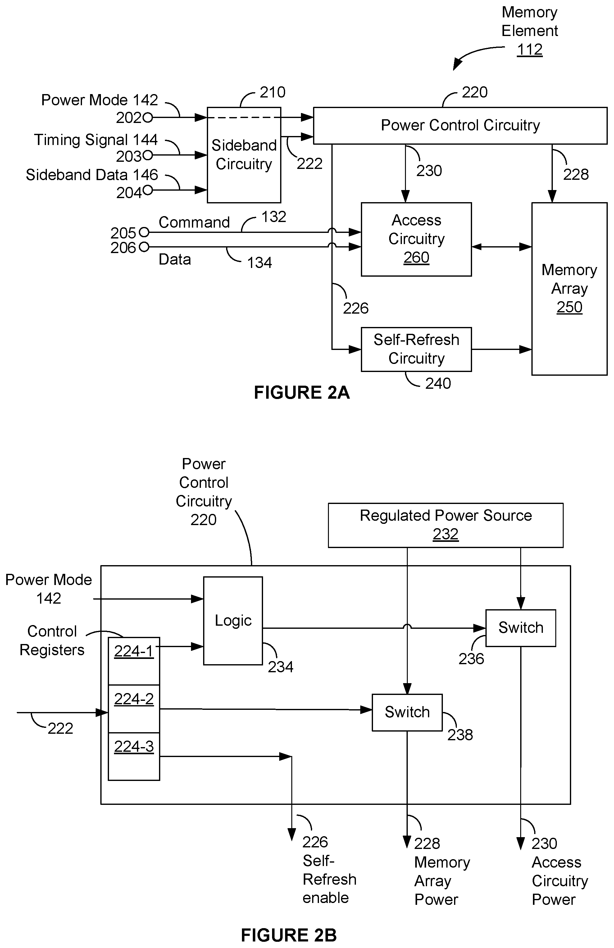 Patent US12332709 Figure 4 – Multi-element memory device with power for individual elements