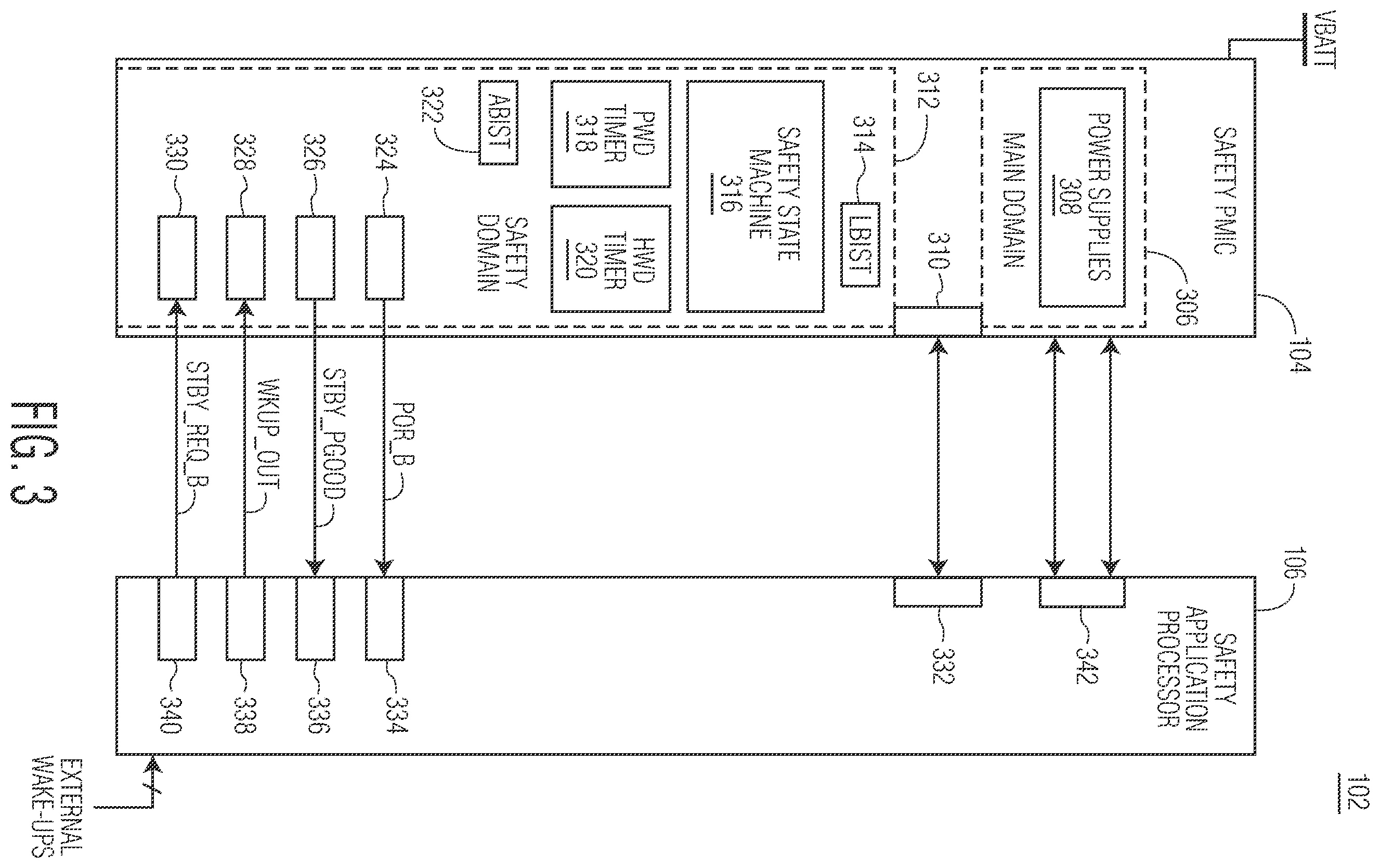 Patent US12332724 Figure 3 – Processing wakeup requests in a processing system having power management circuitry and a processing circuitry
