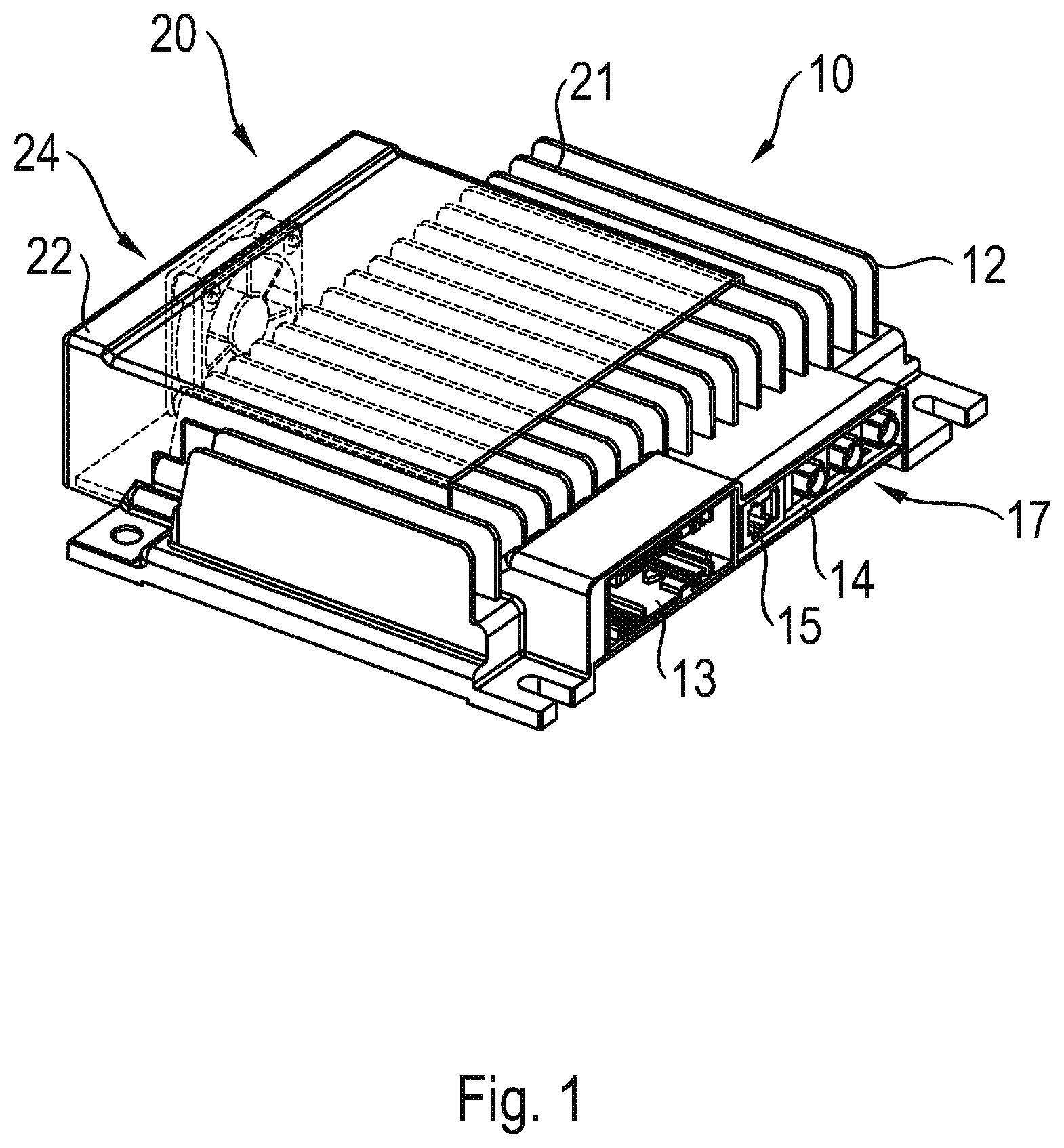 Patent US12332726 Figure 1 – Control unit for a driver assistance system, and driver assistance system