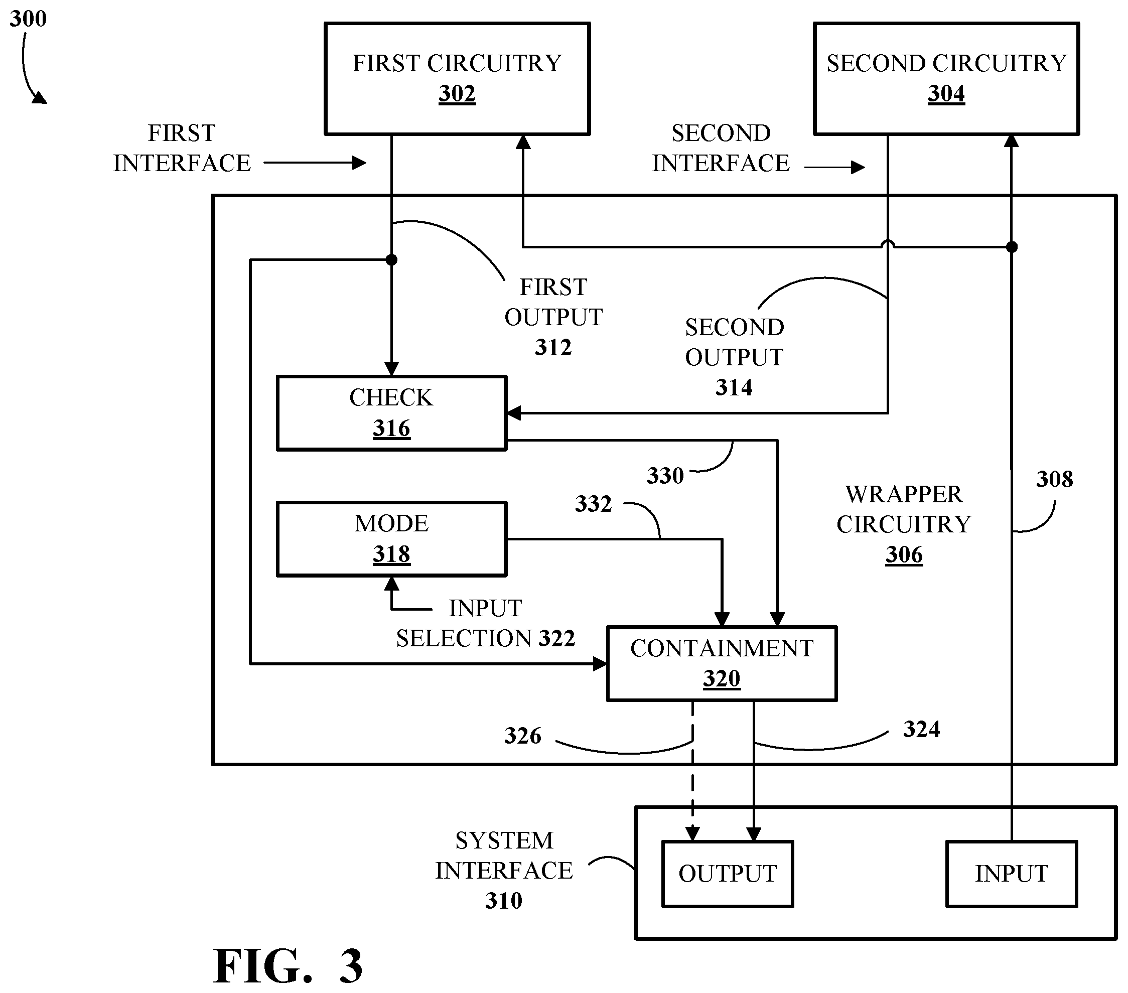 Patent US12332733 Figure 3 – Determining an error handling mode