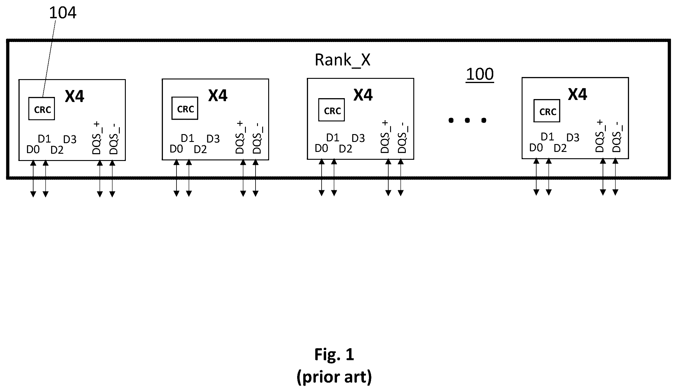 Patent US12332739 Figure 1 – Buffer that supports burst transfers having parallel CRC and data transmissions