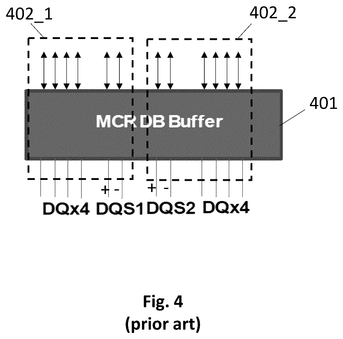 Patent US12332739 Figure 4 – Buffer that supports burst transfers having parallel CRC and data transmissions