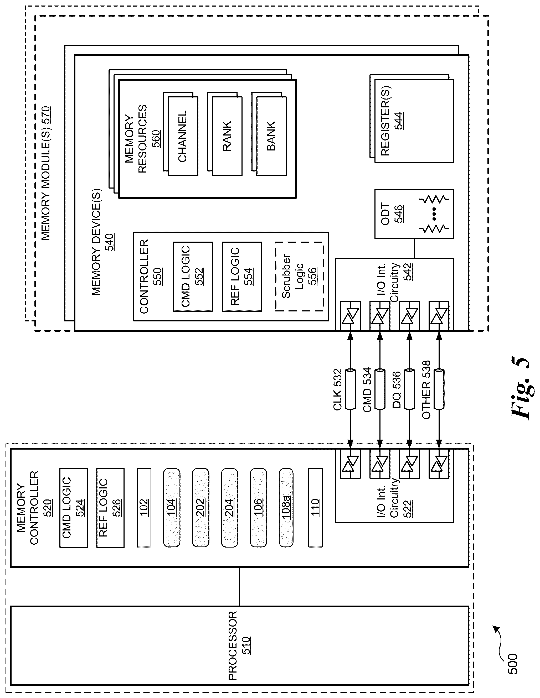 Patent US12332740 Figure 5 – Application aware memory patrol scrubbing techniques