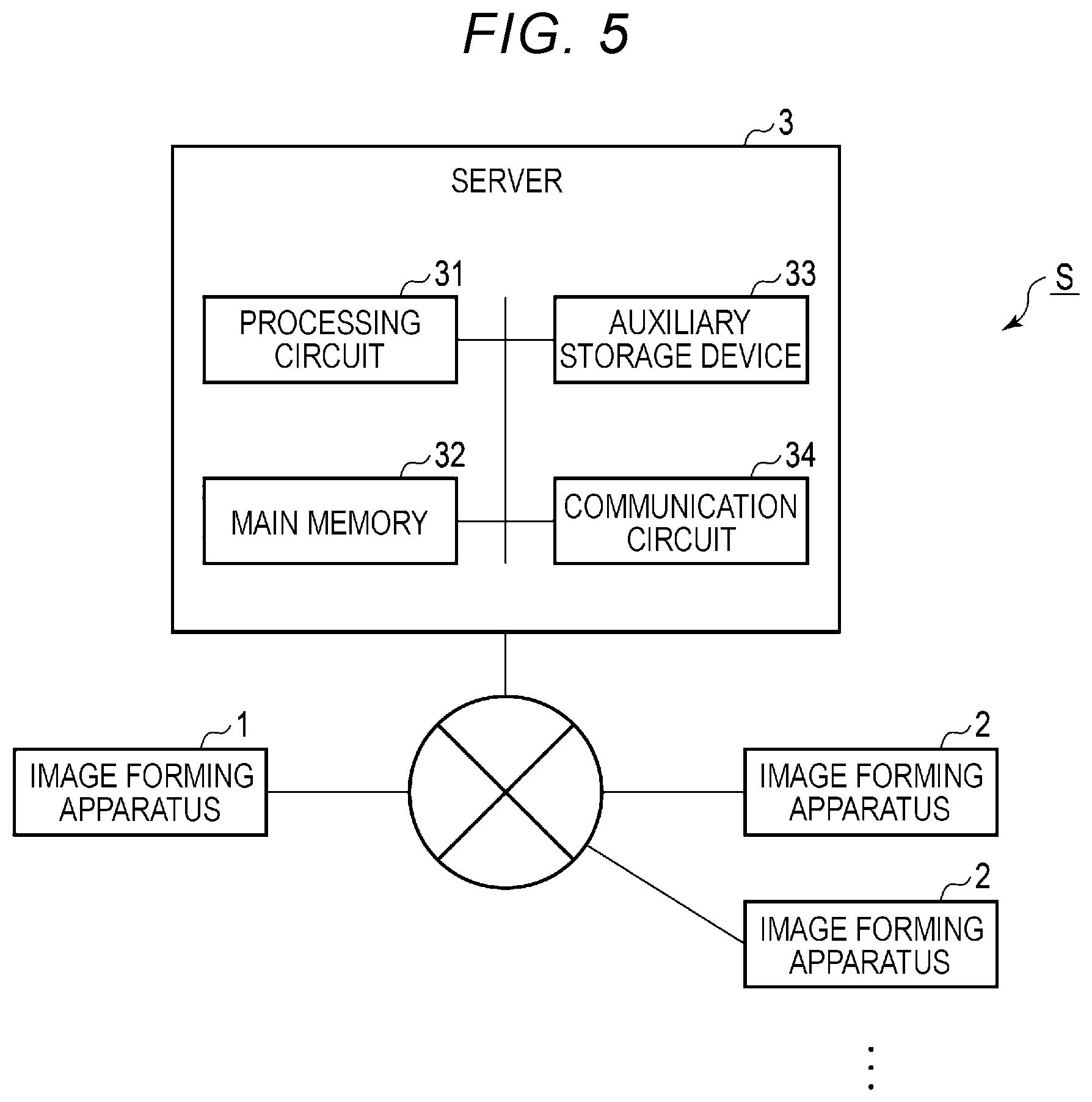 Patent US12332763 Figure 5 – Image forming apparatus and control method