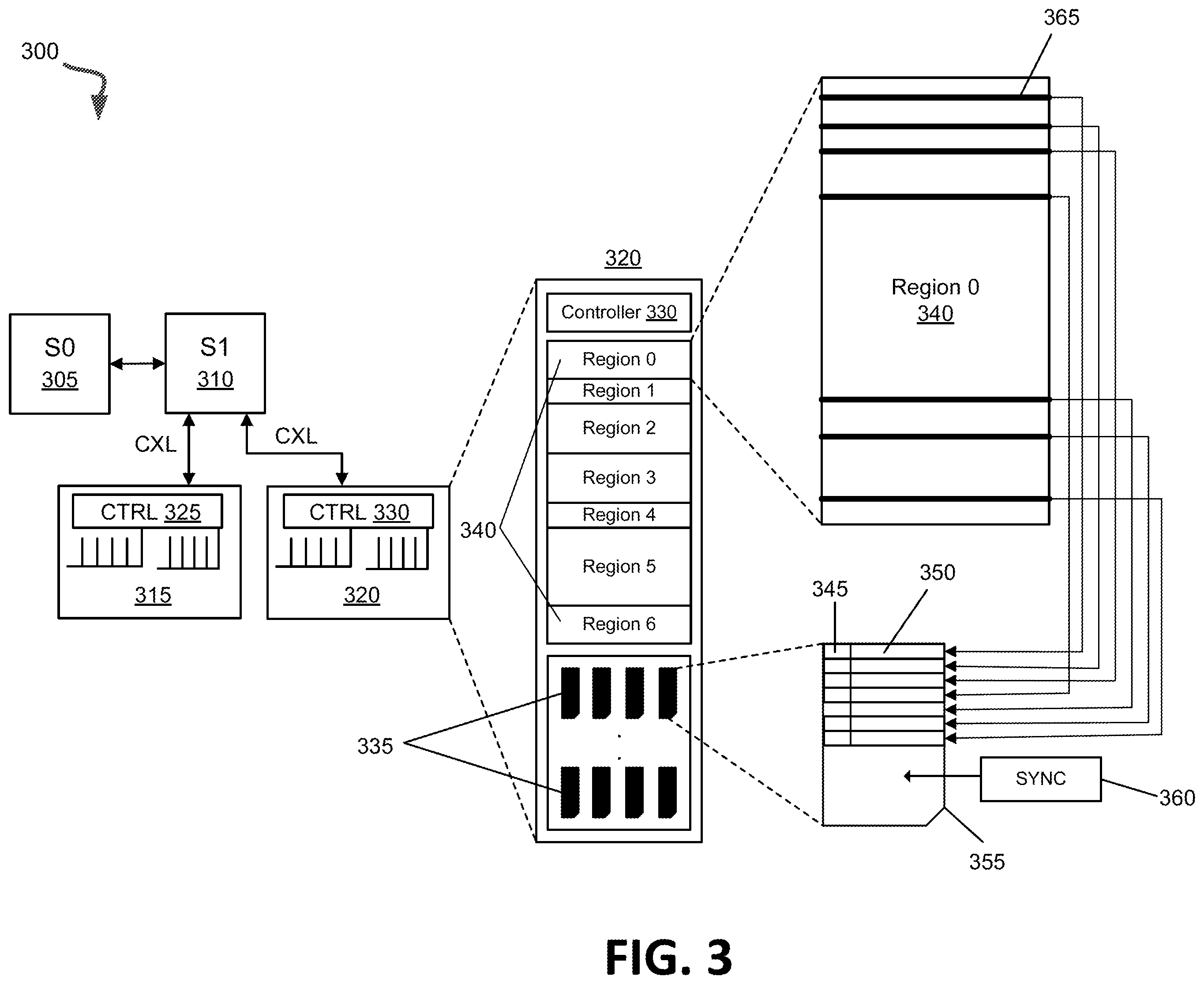Patent US12332786 Figure 3 – Tracking memory modifications at cache line granularity