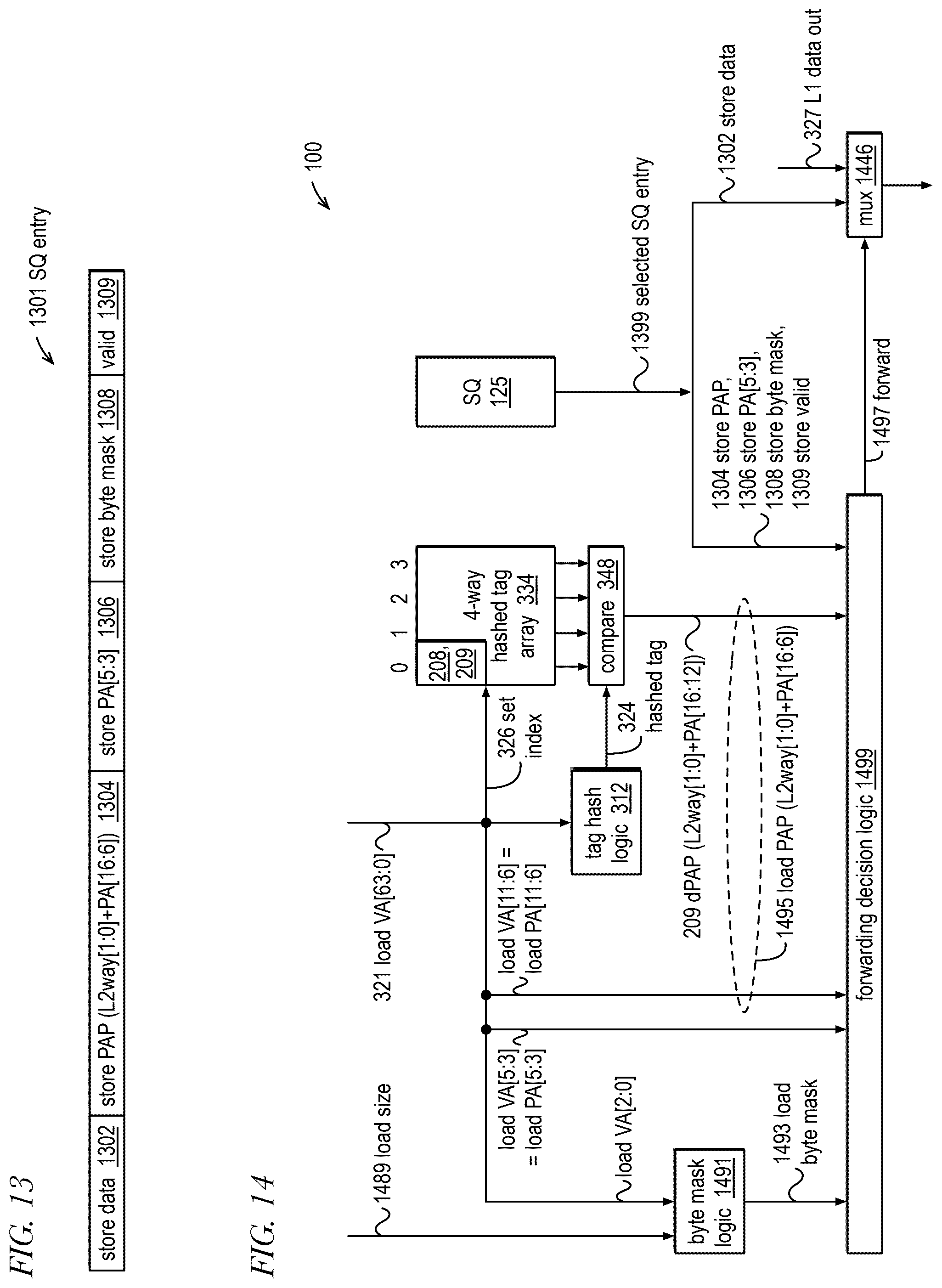 Patent US12332793 Figure 8 – Unforwardable load instruction re-execution eligibility based on cache update by identified store instruction