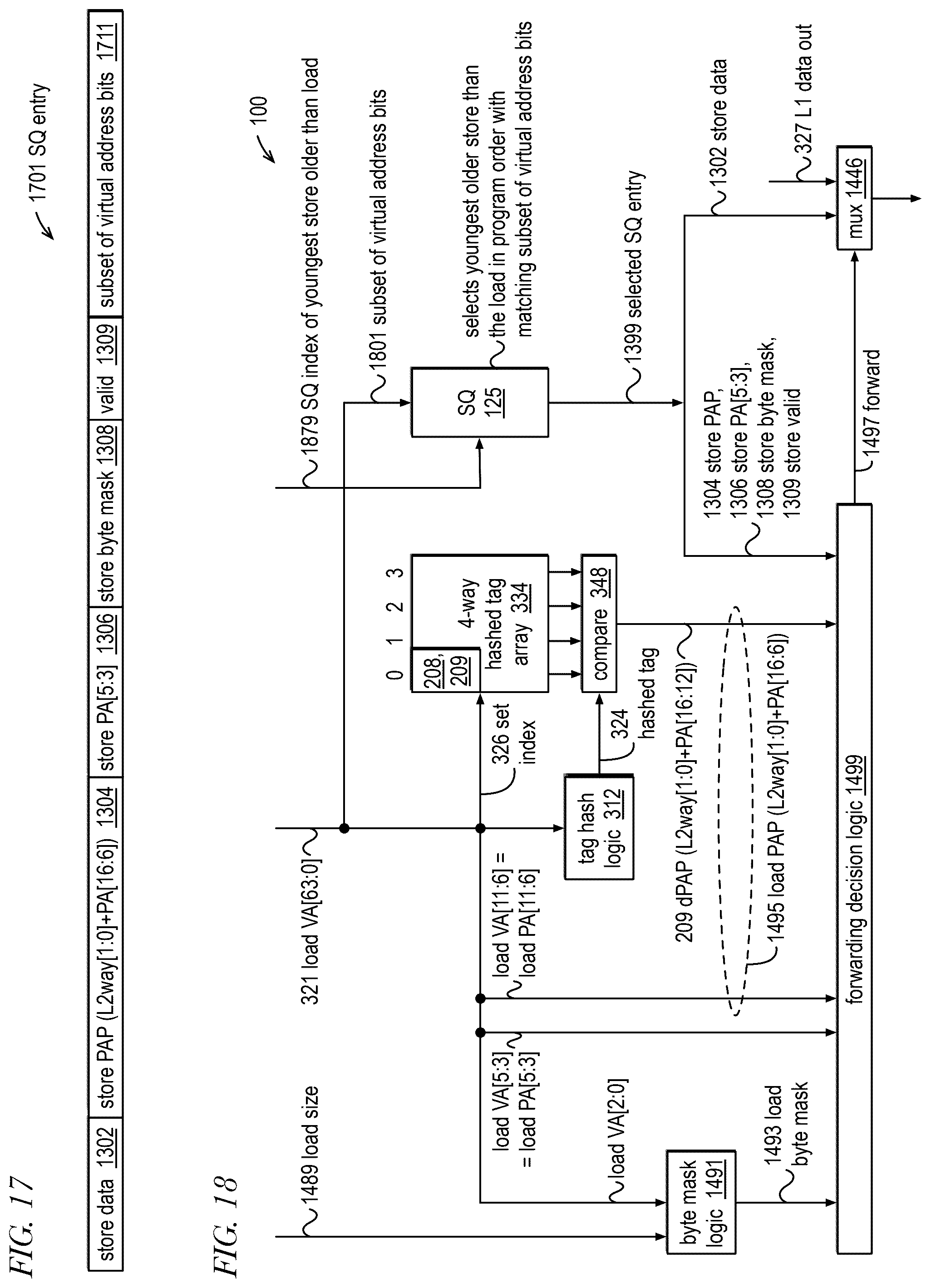 Patent US12332793 Figure 10 – Unforwardable load instruction re-execution eligibility based on cache update by identified store instruction