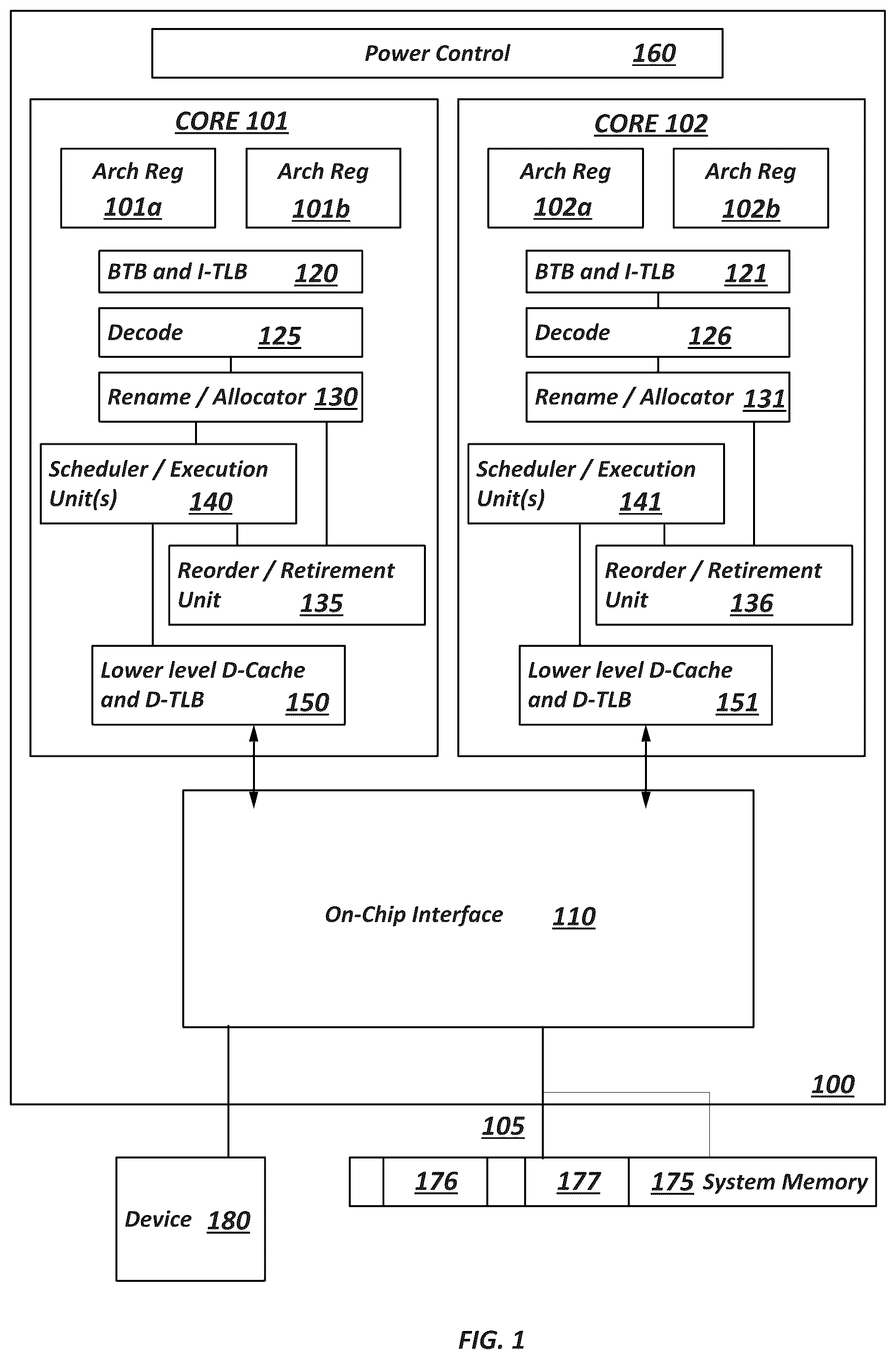 Patent US12332813 Figure 1 – Non-posted write transactions for a computer bus