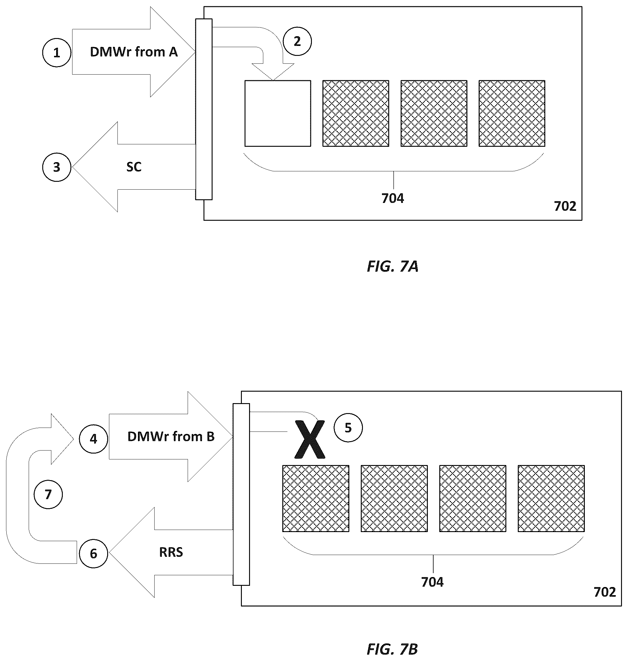 Patent US12332813 Figure 8 – Non-posted write transactions for a computer bus