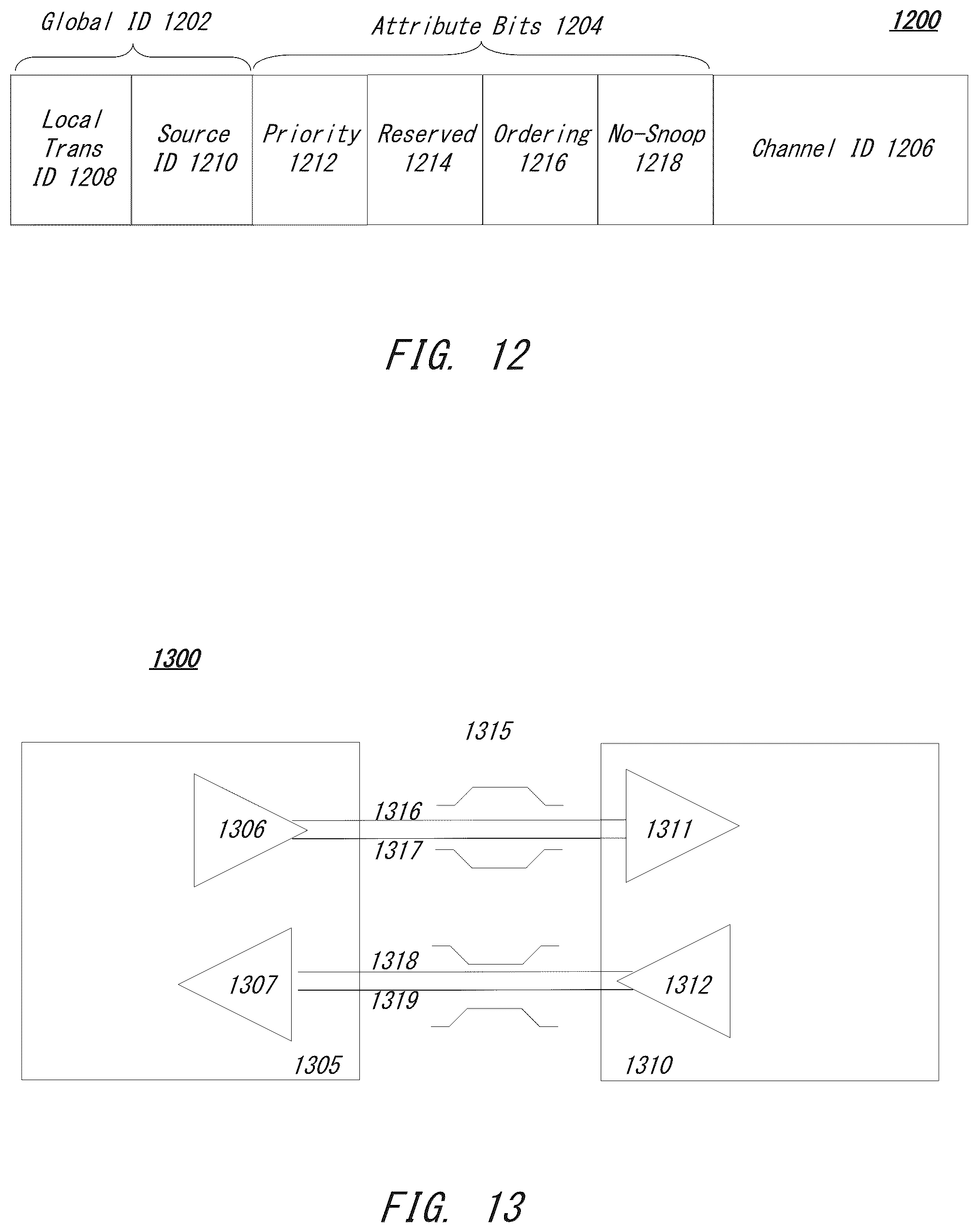 Patent US12332813 Figure 15 – Non-posted write transactions for a computer bus