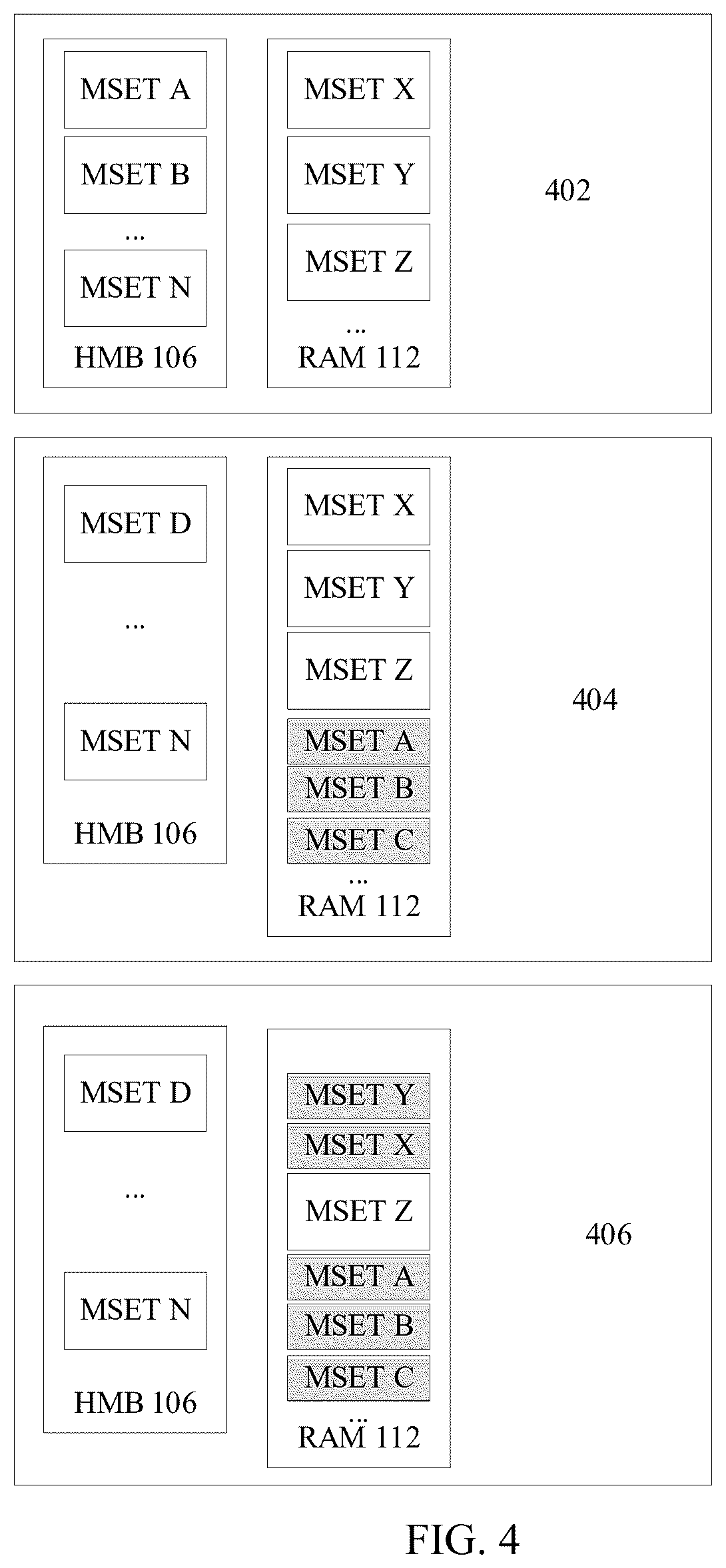 Patent US12332815 Figure 4 – Dynamically assigning compression priority to cached entries in storage devices