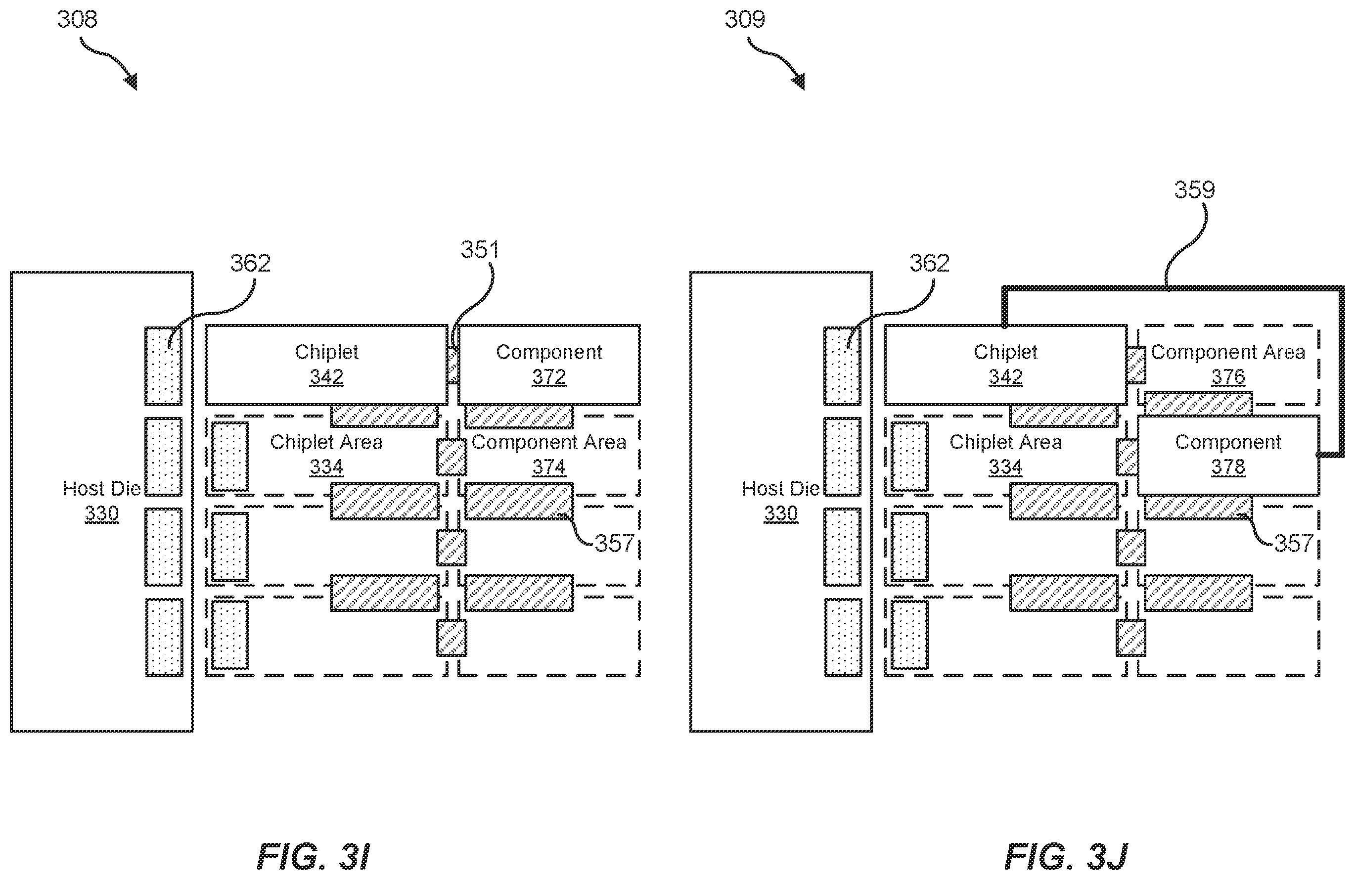 Patent US12332824 Figure 7 – Backside interface for chiplet architecture mixing