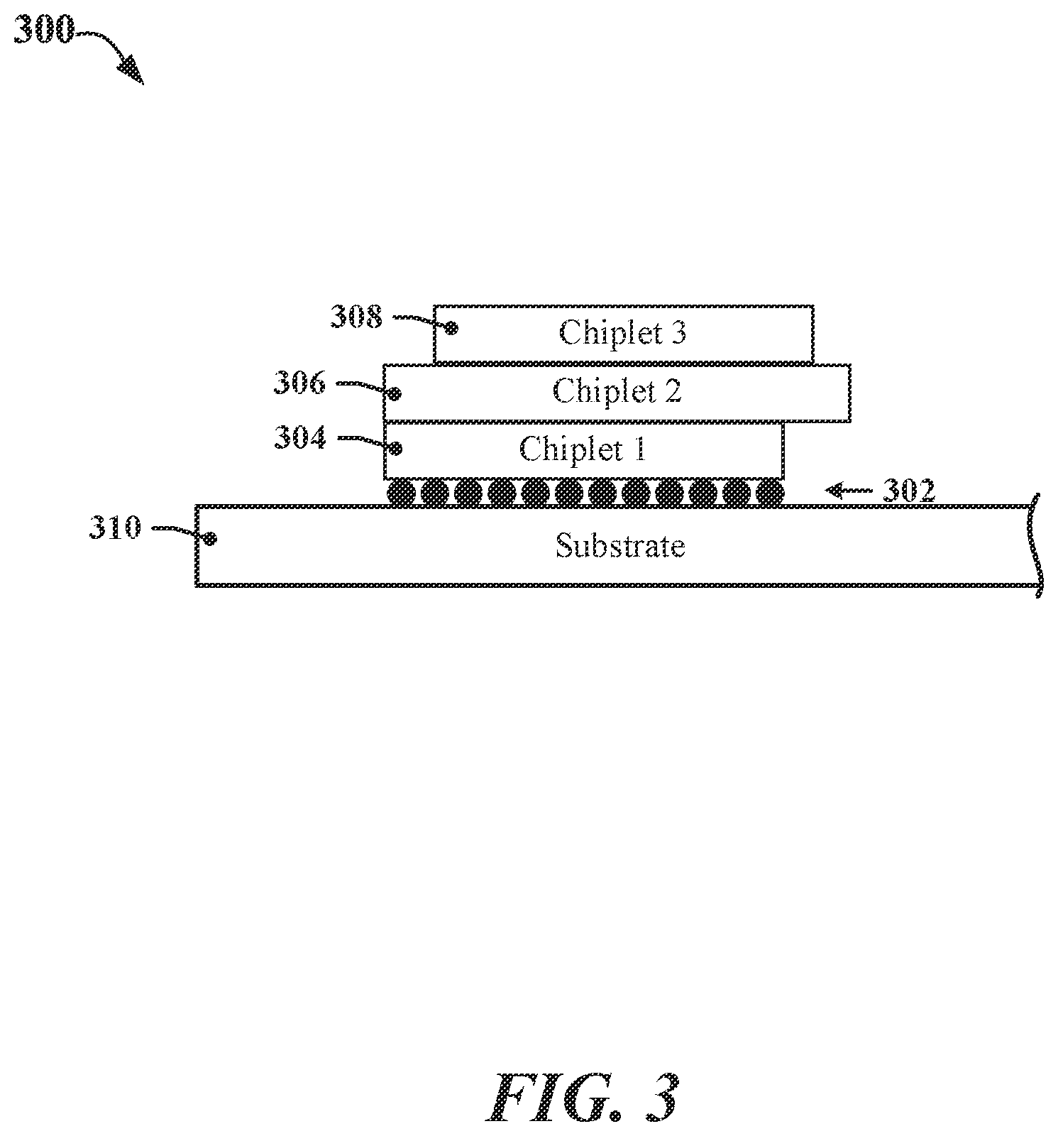 Patent US12332825 Figure 3 – Apparatus and method for configuring a interconnect link between chiplets