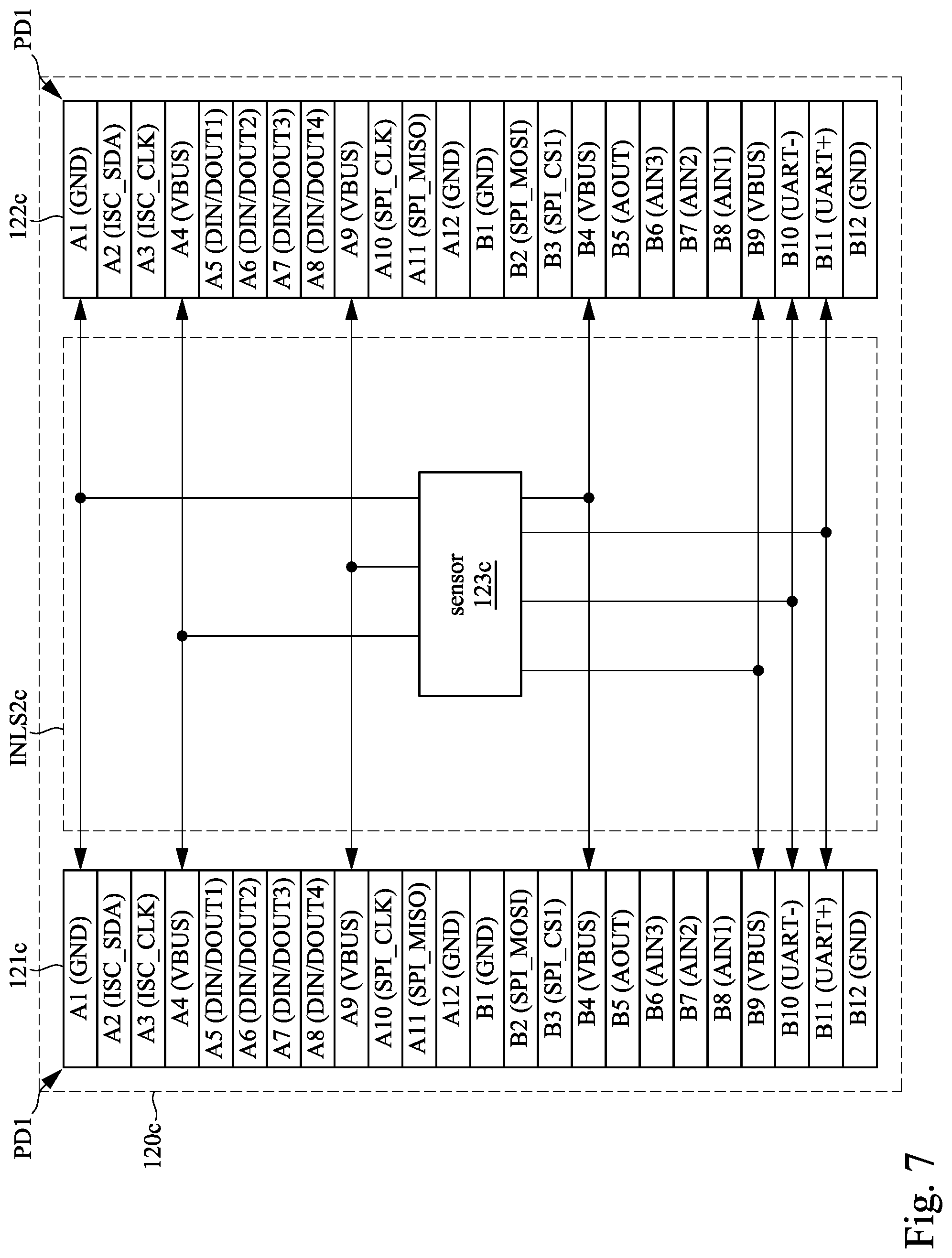 Patent US12332833 Figure 7 – Modular wireless sensor architecture for internet of things