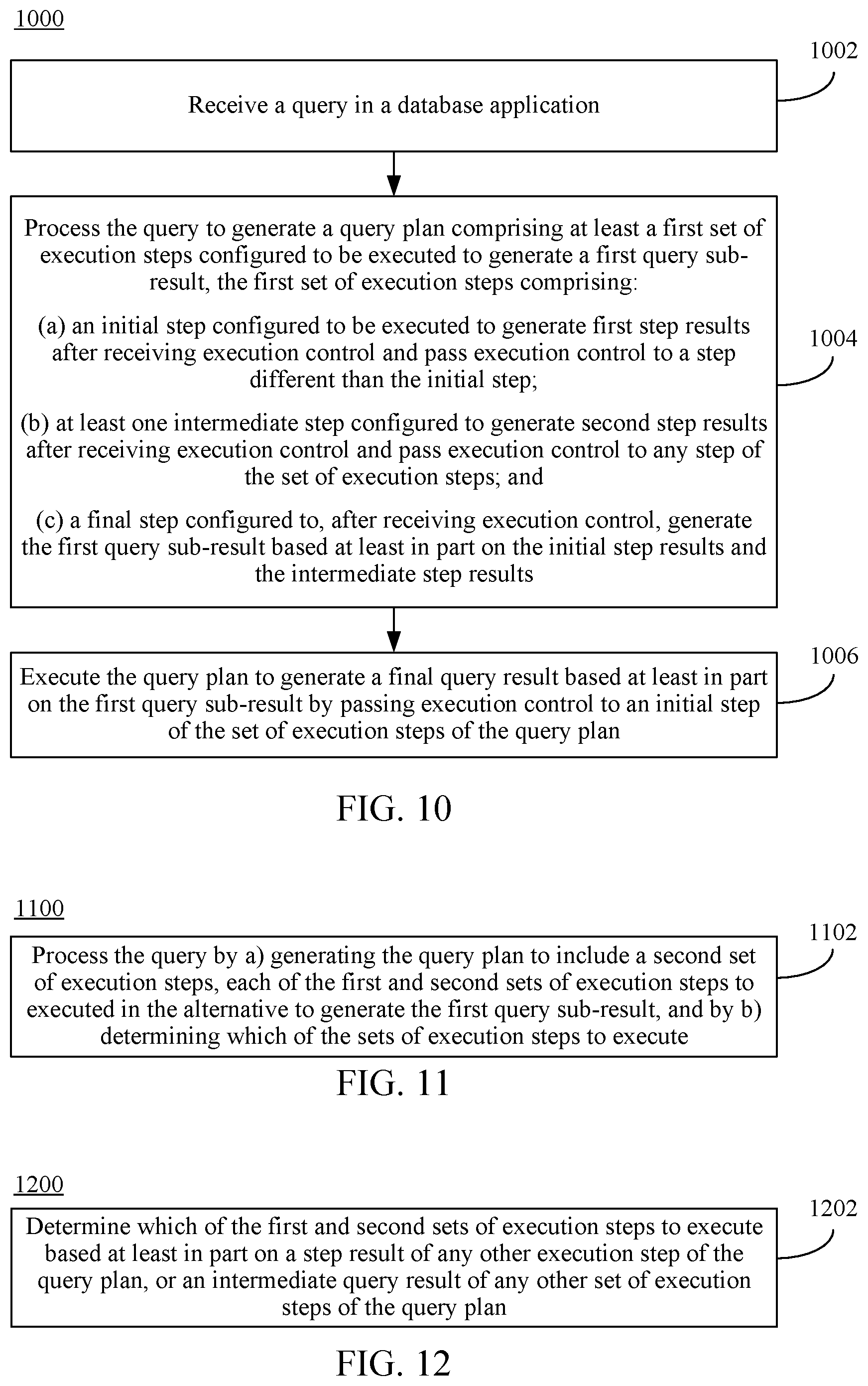 Patent US12332889 Figure 7 – Multi-step query execution in SQL server