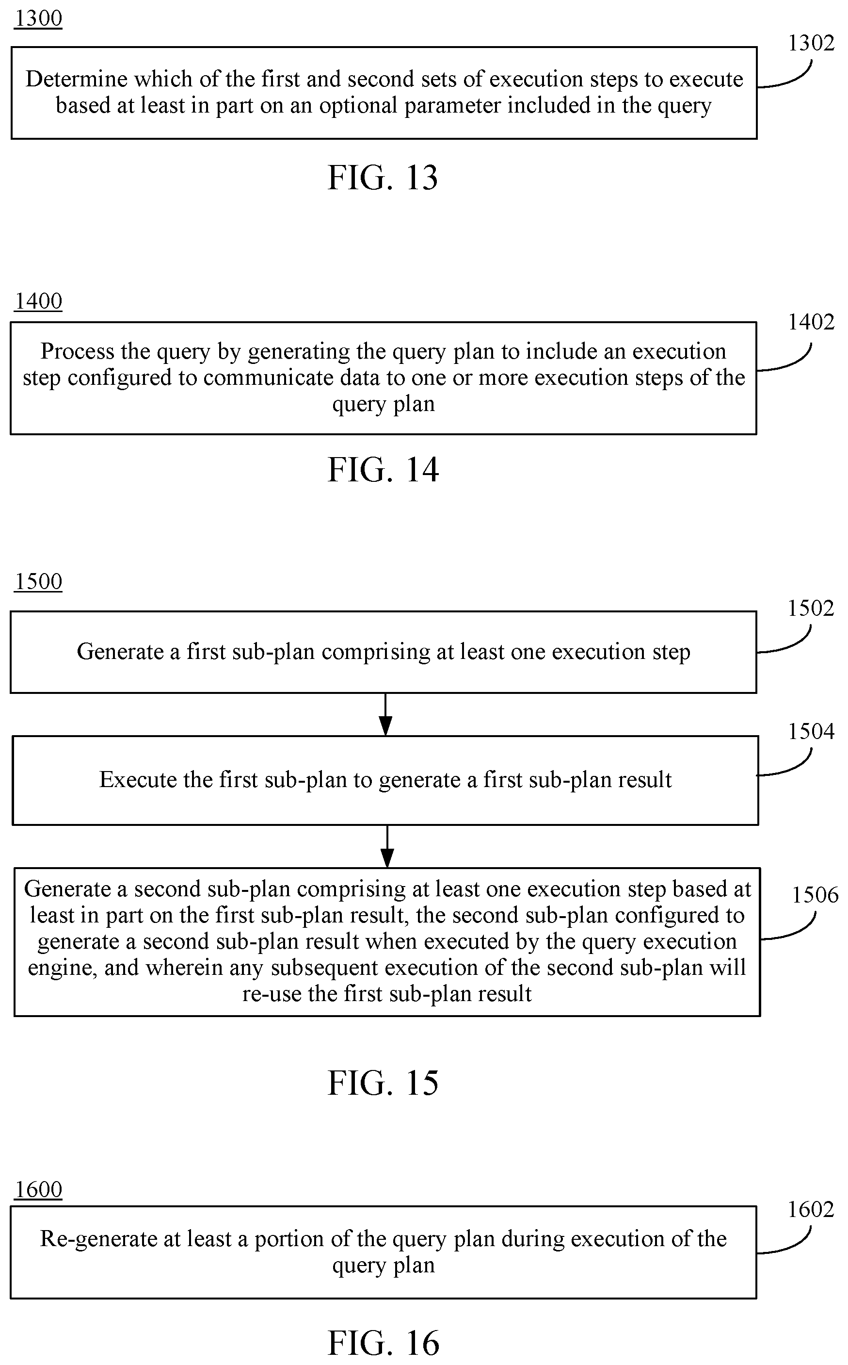 Patent US12332889 Figure 8 – Multi-step query execution in SQL server